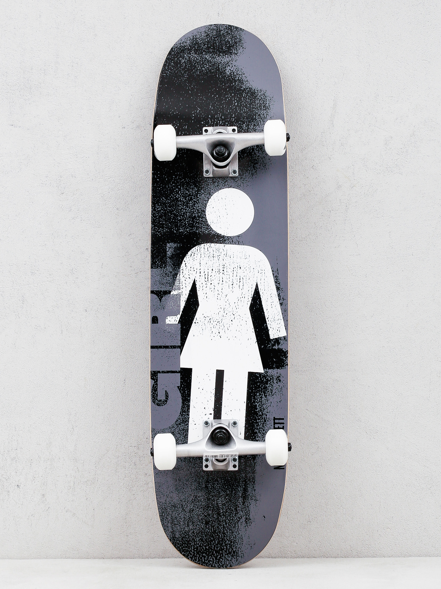 Girl Skateboard Bennett Roller Komplett gördeszka (black/white)