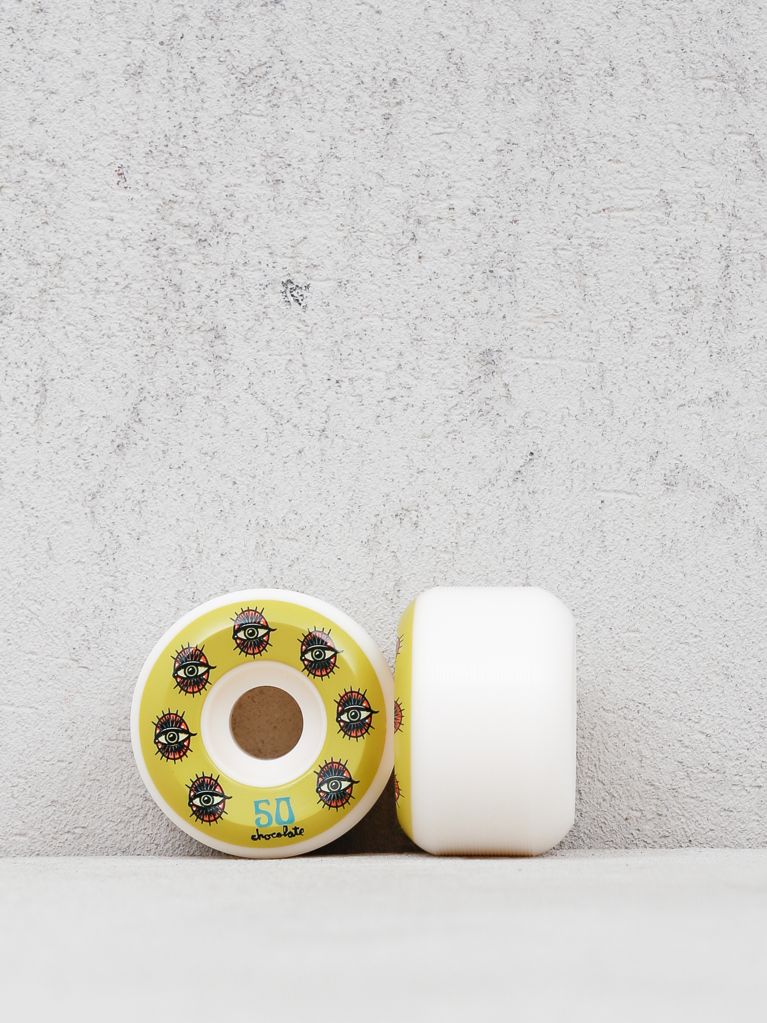 Chocolate Hecox Essentail Conical Gördeszka kerék (white/green)