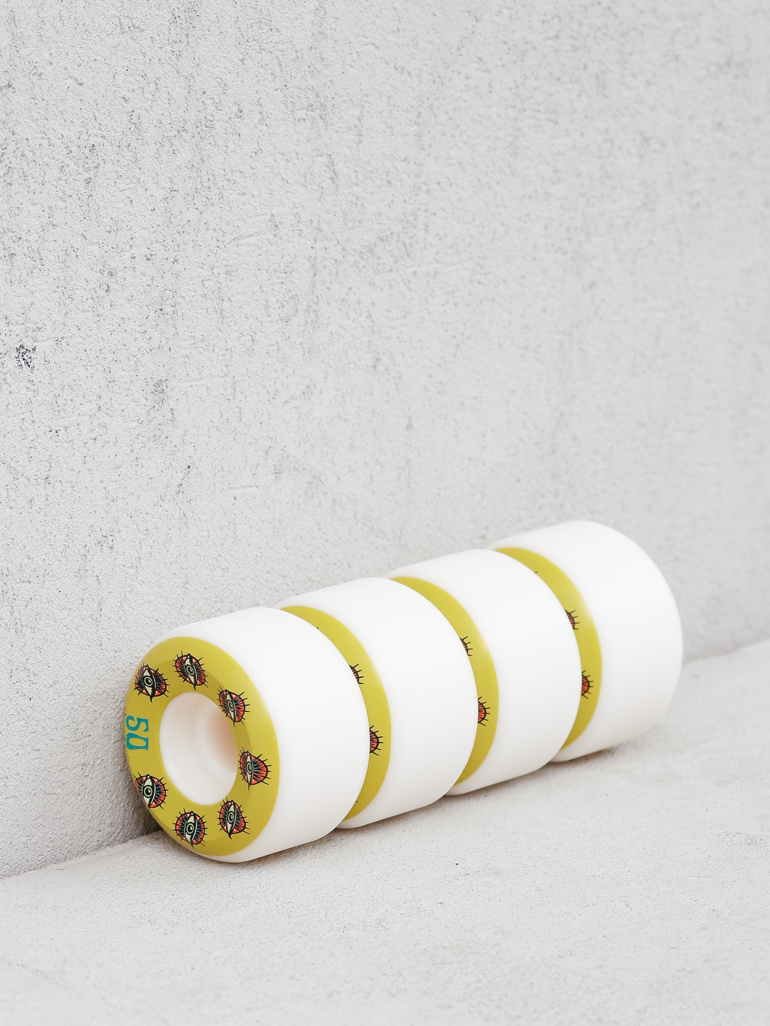 Chocolate Hecox Essentail Conical Gördeszka kerék (white/green)