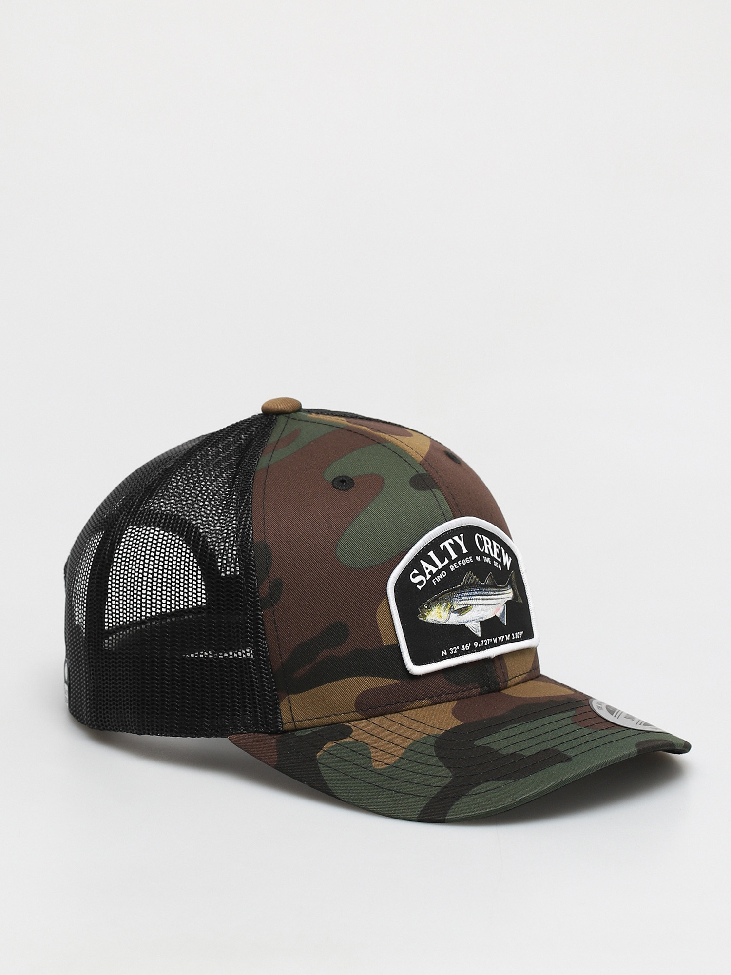 Salty Crew Striper Retro Trucker ZD Baseball sapka (camo)