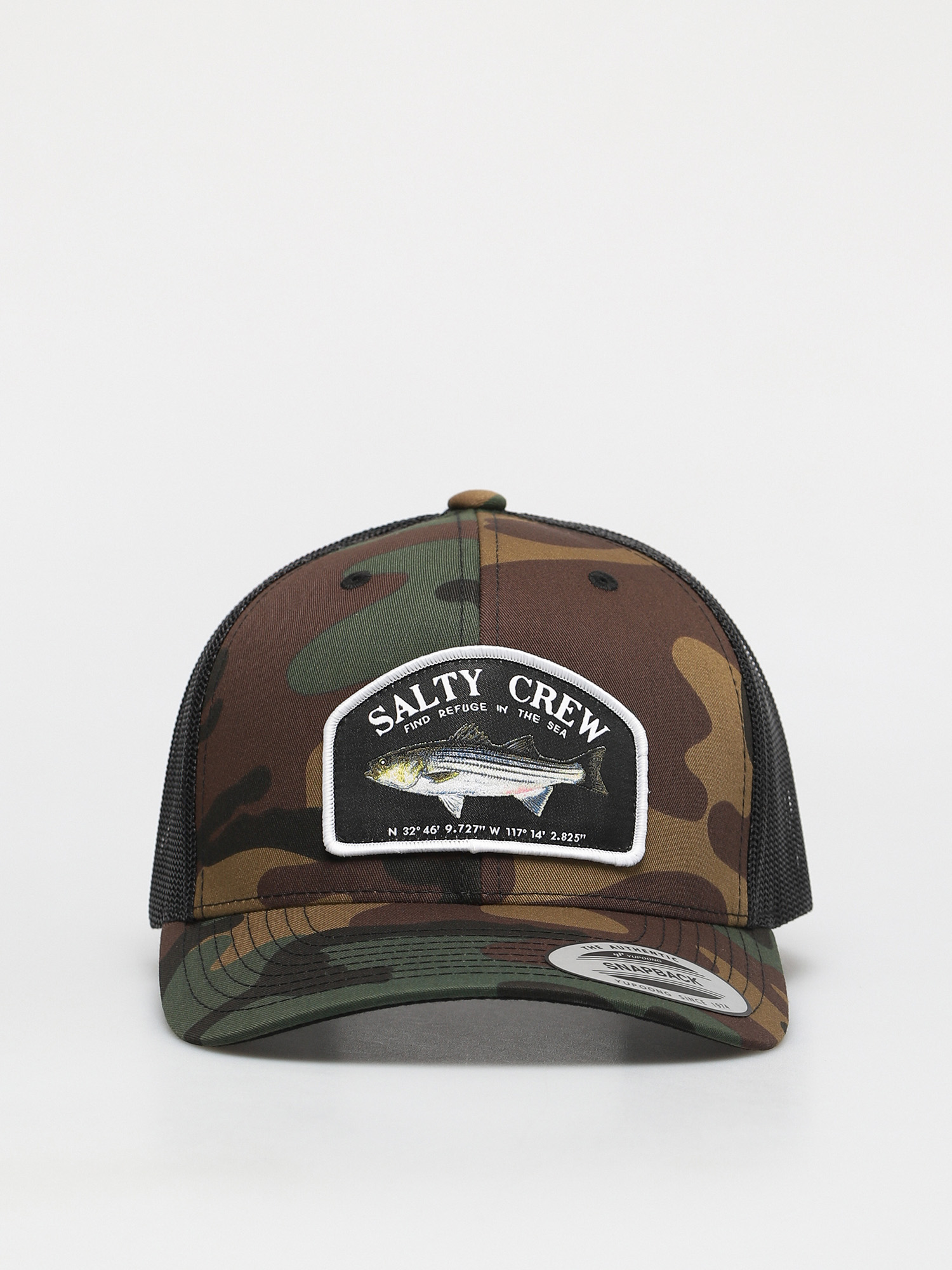 Salty Crew Striper Retro Trucker ZD Baseball sapka (camo)
