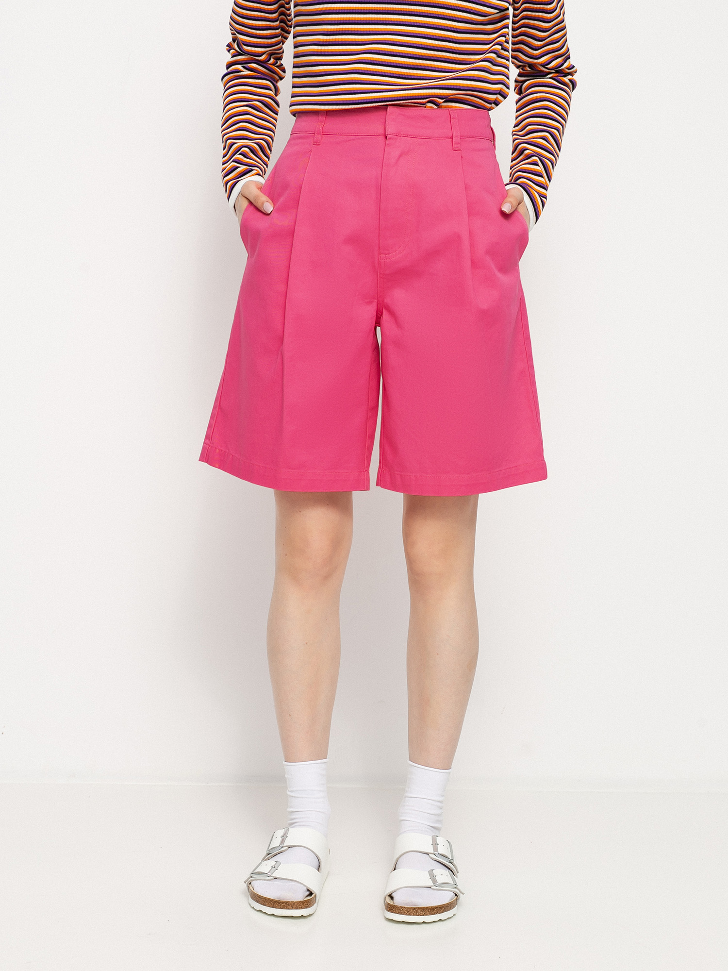 Stussy Lee Baggy Wmn Rövidnadrág (hot pink)