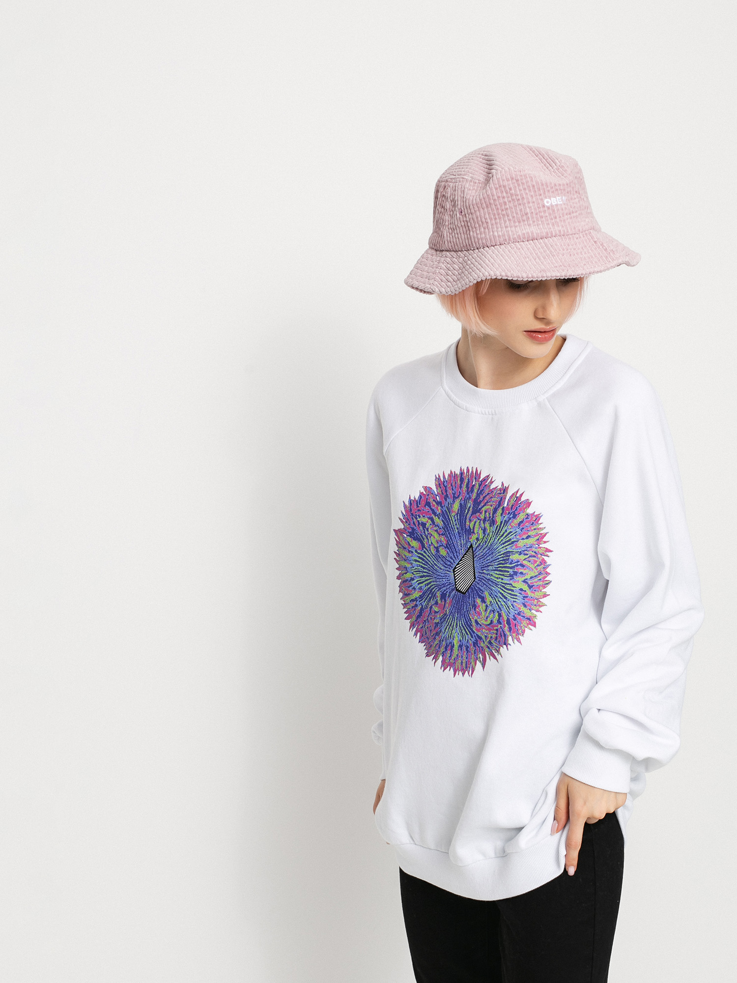 Volcom Coral Morph Pulóver Wmn (white)