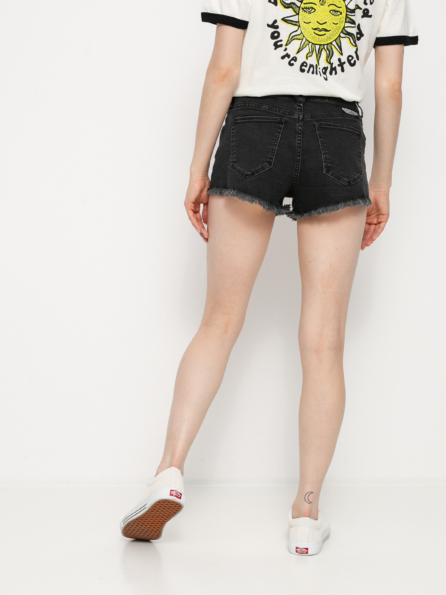 Volcom Stoney Stretch Short Wmn Rövidnadrág (asphalt black)