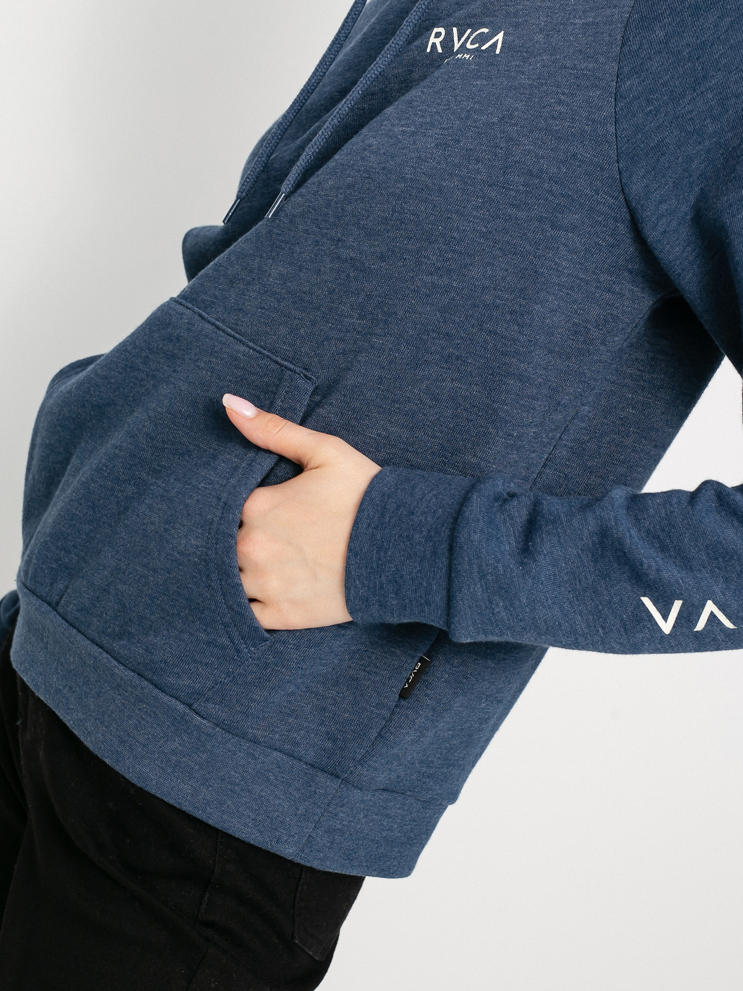 RVCA Classic HD Wmn Kapucnis pulóver (ink)