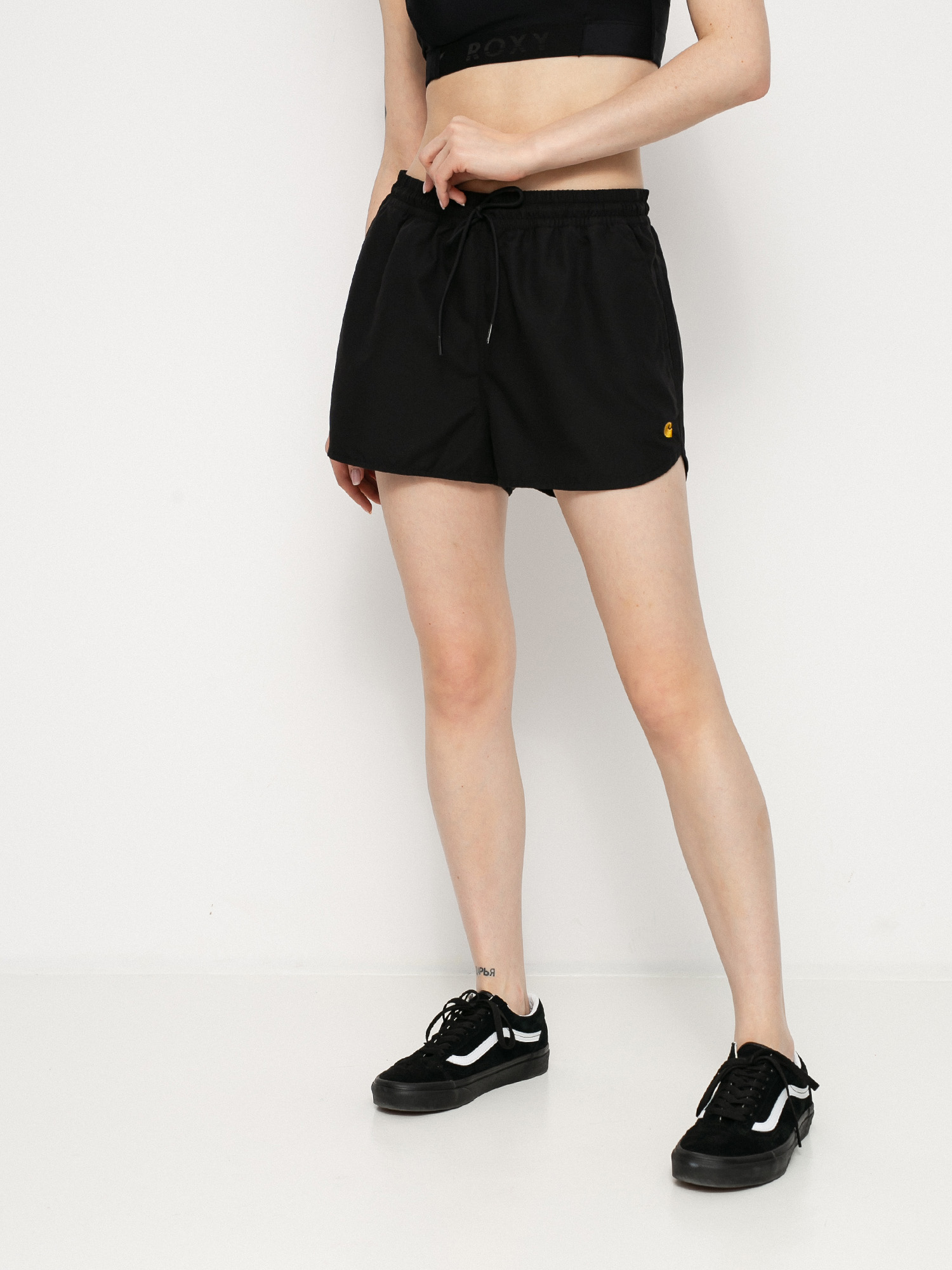 Carhartt WIP Chase Swim Wmn Rövidnadrág (black/gold)