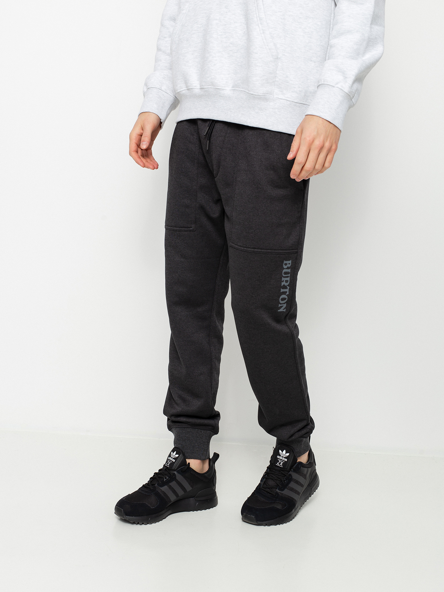 Burton Kisnadrág Oak Fleece (true black heather)