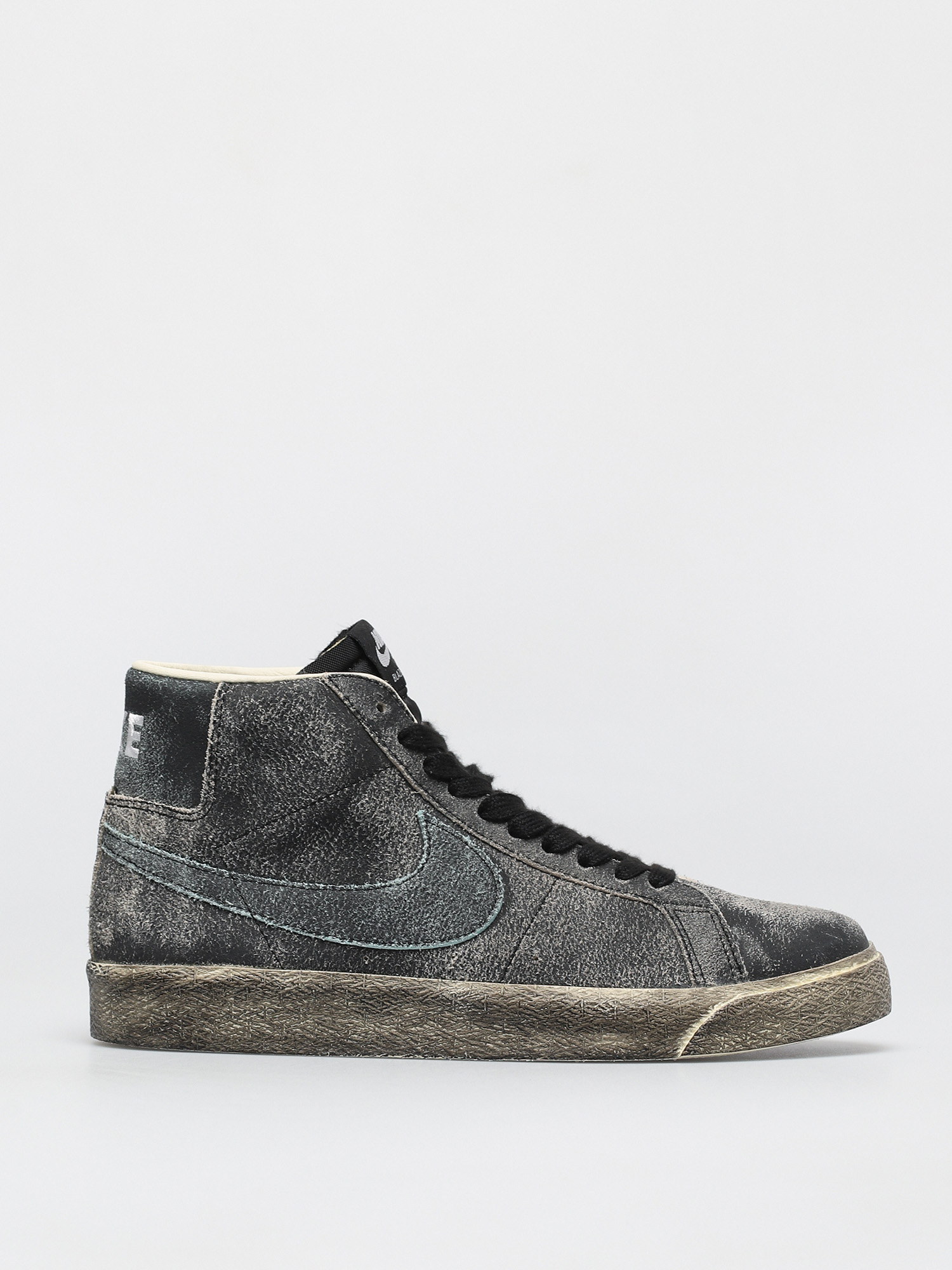 Nike SB Zoom Blazer Mid Premium Cipők (black/light dew coconut milk light dew)