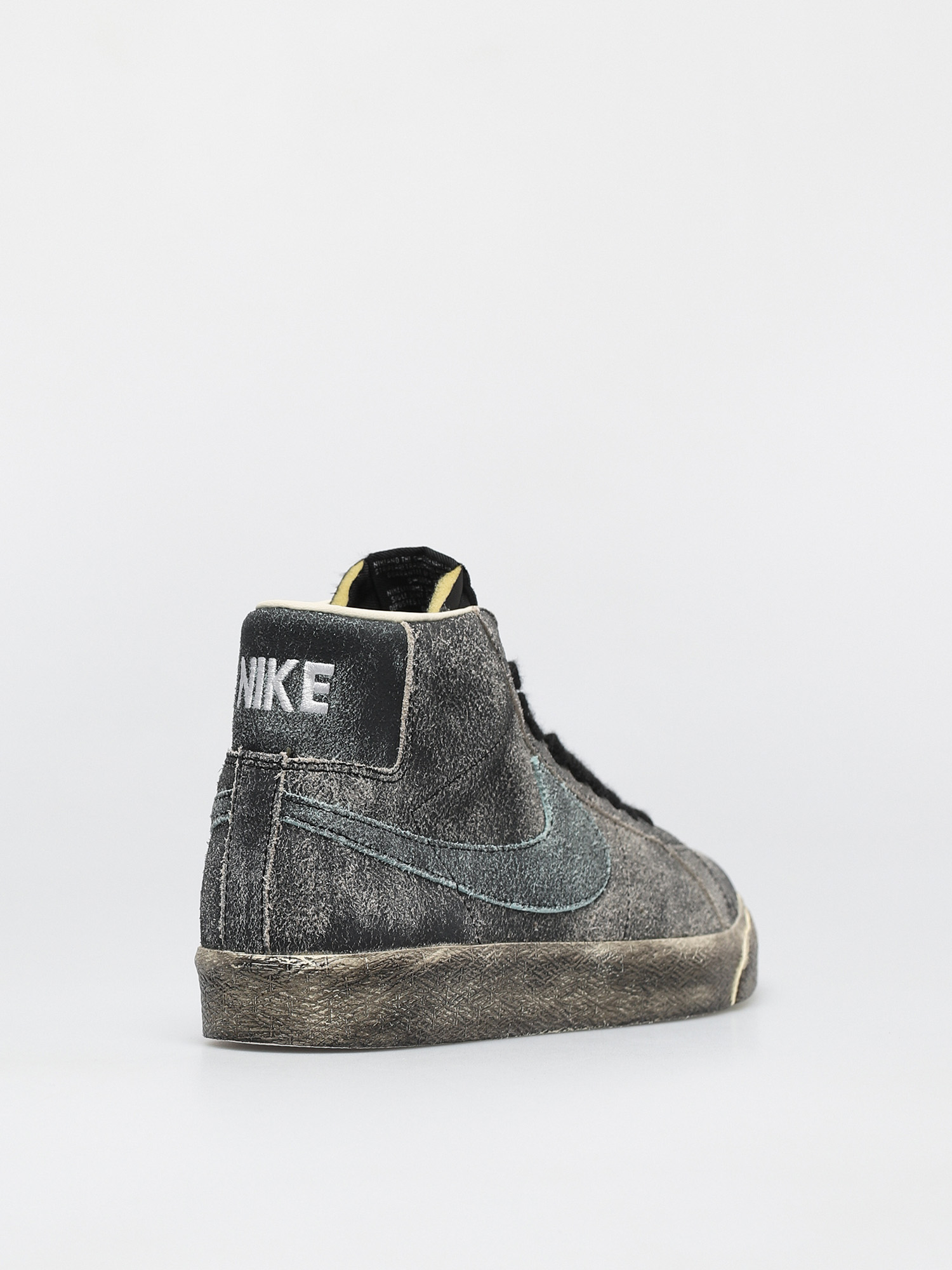 Nike SB Zoom Blazer Mid Premium Cipők (black/light dew coconut milk light dew)