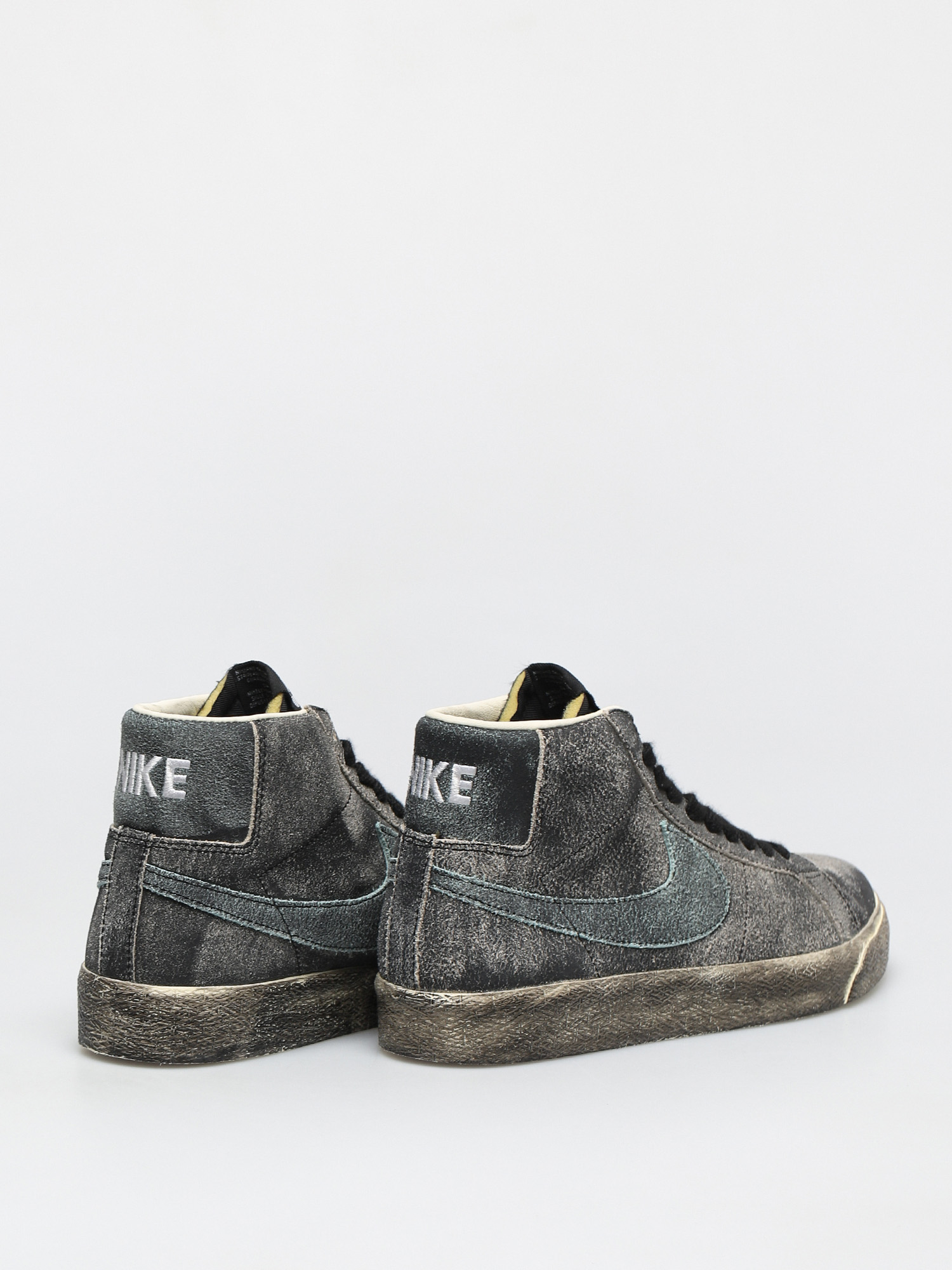 Nike SB Zoom Blazer Mid Premium Cipők (black/light dew coconut milk light dew)