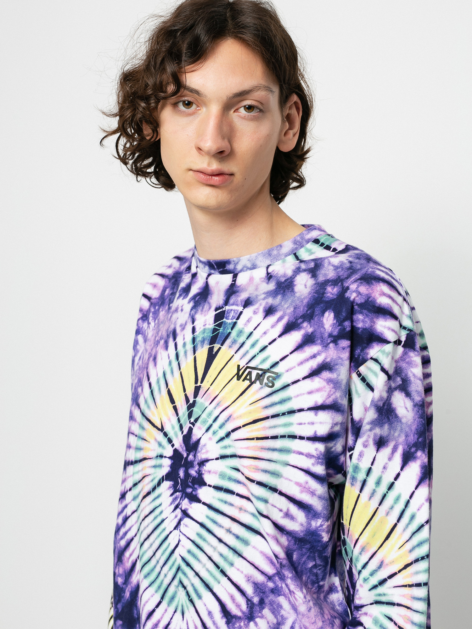 Vans Vans Burst Tie Dye Hosszú ujjú felső (english lavender)