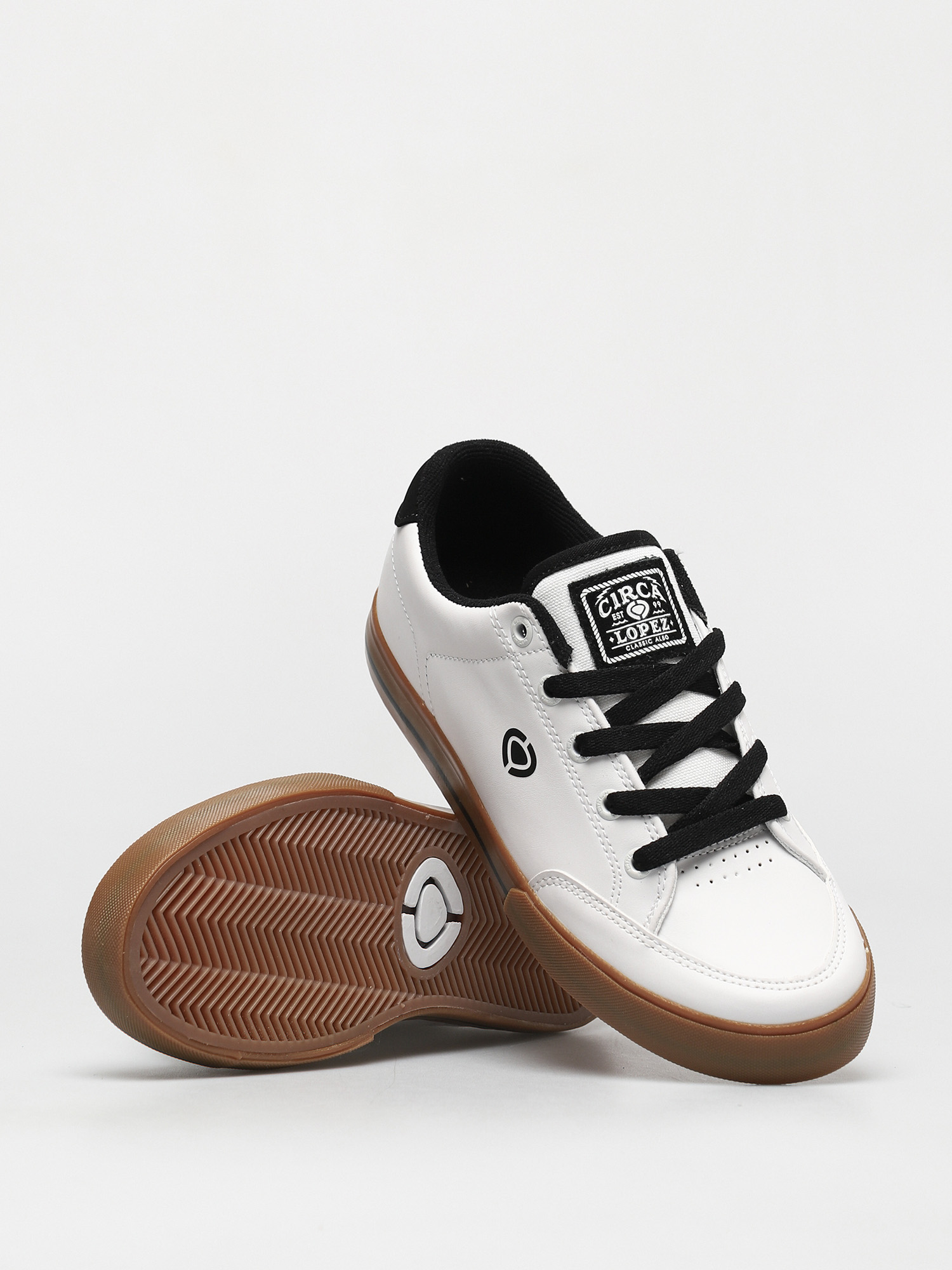 Circa Al 50 Slim Cipők (white/black/gum)