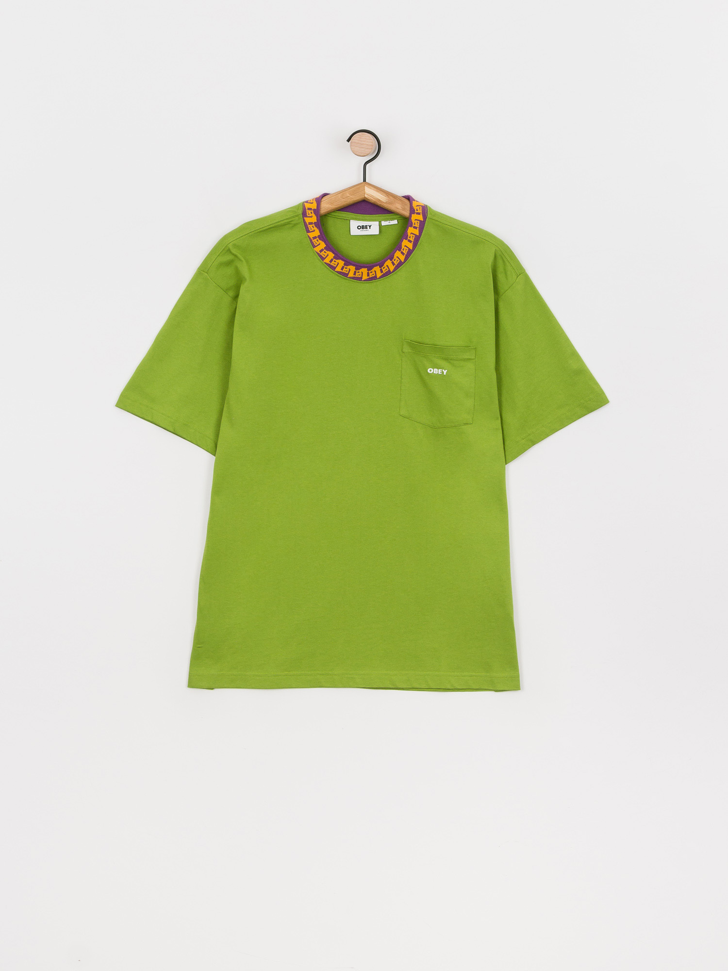 OBEY Plona Pocket Ujjatlan felső (apple buzz)