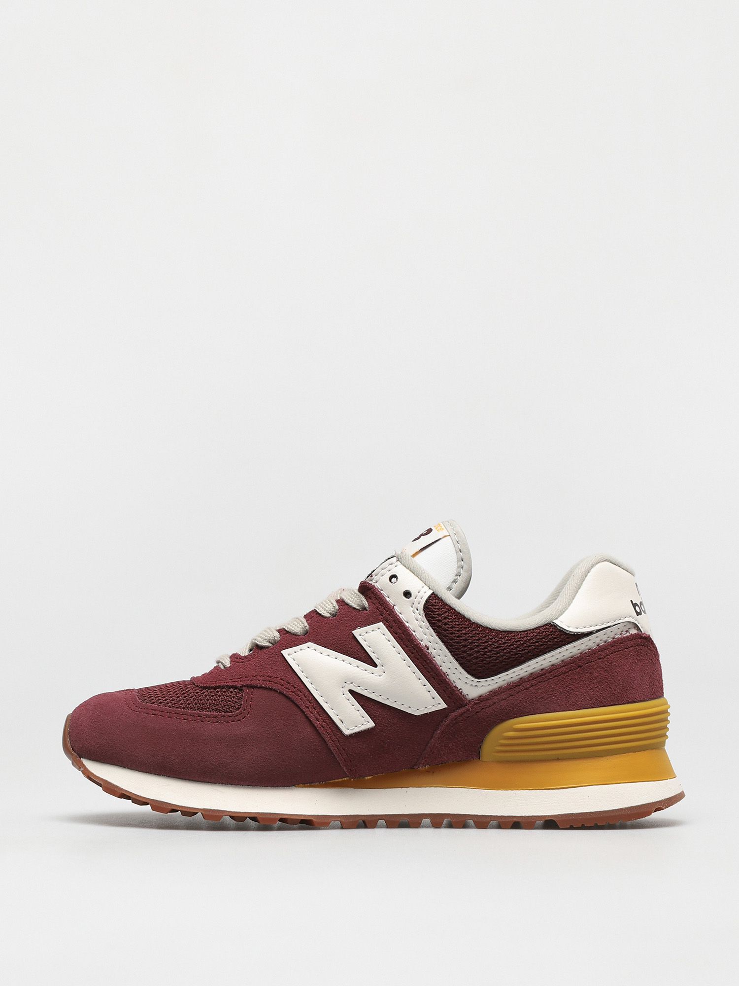 New Balance 574 Wmn Cipők (red/yellow)
