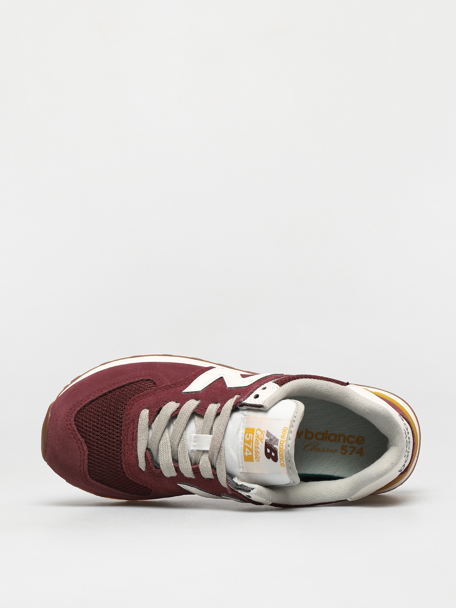 New Balance 574 Wmn Cipők (red/yellow)