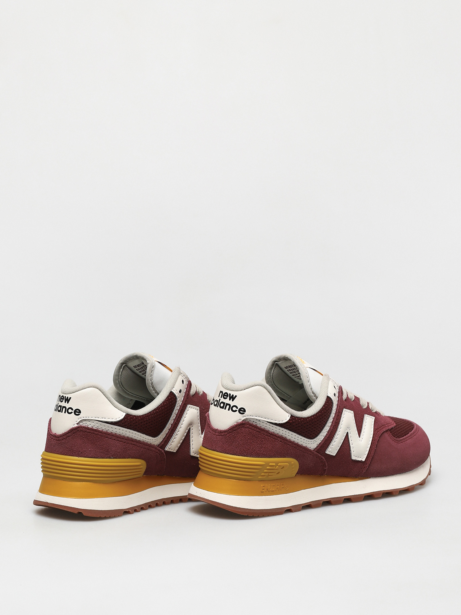 New Balance 574 Wmn Cipők (red/yellow)