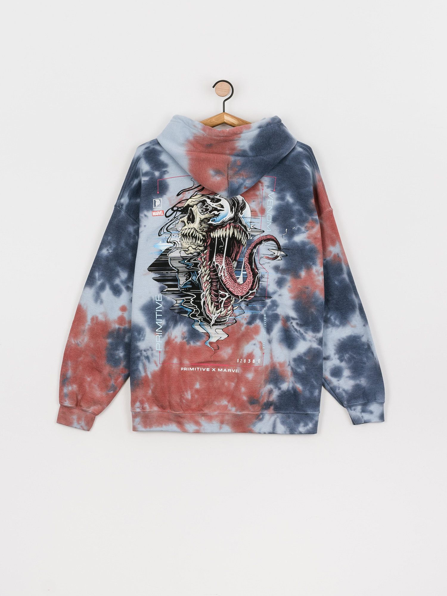 Primitive Venom Washed HD Kapucnis pulóver (blue)