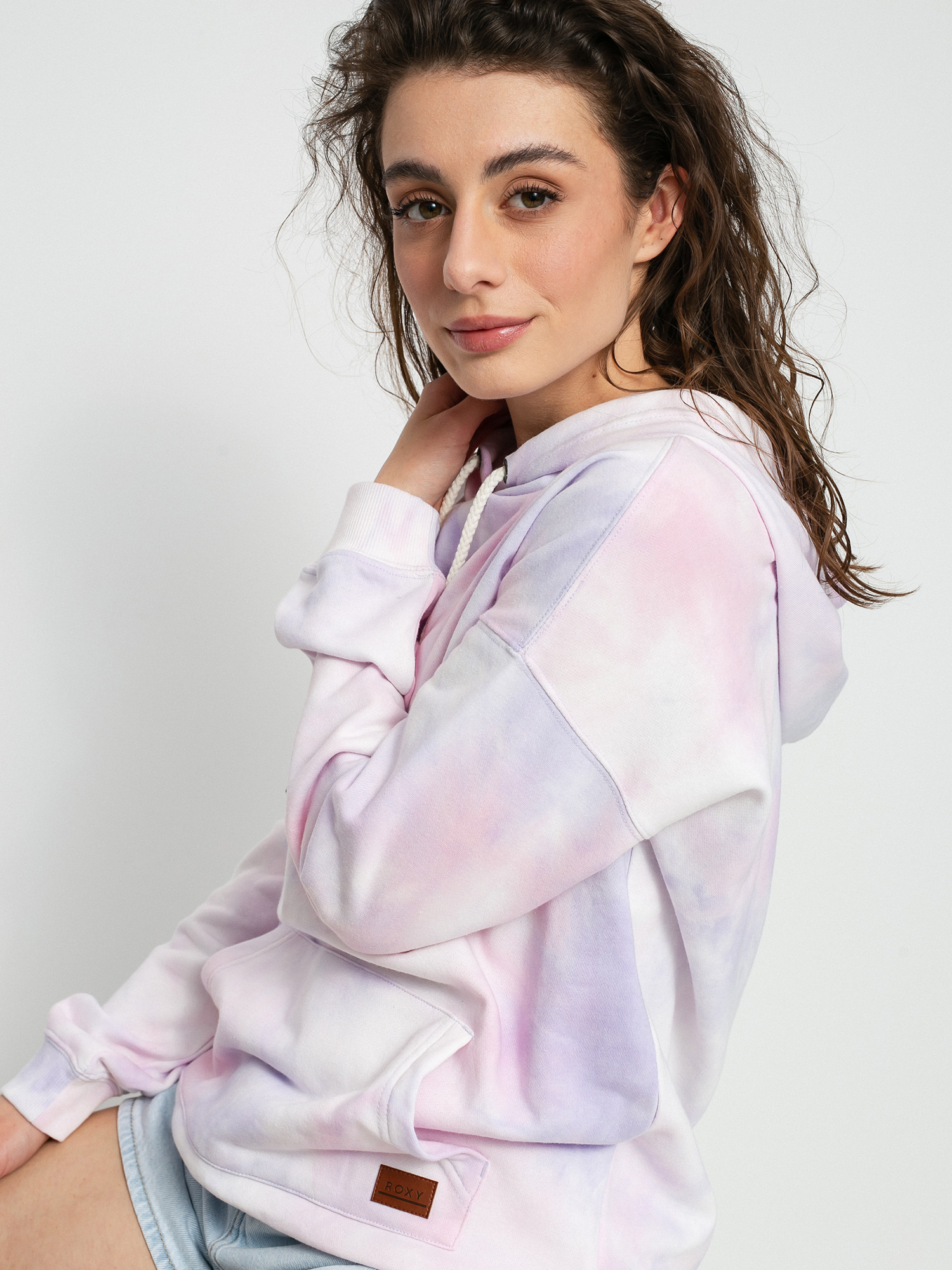 Roxy Ocean Goer HD Wmn Kapucnis pulóver (orchid petal no flowers fly t)