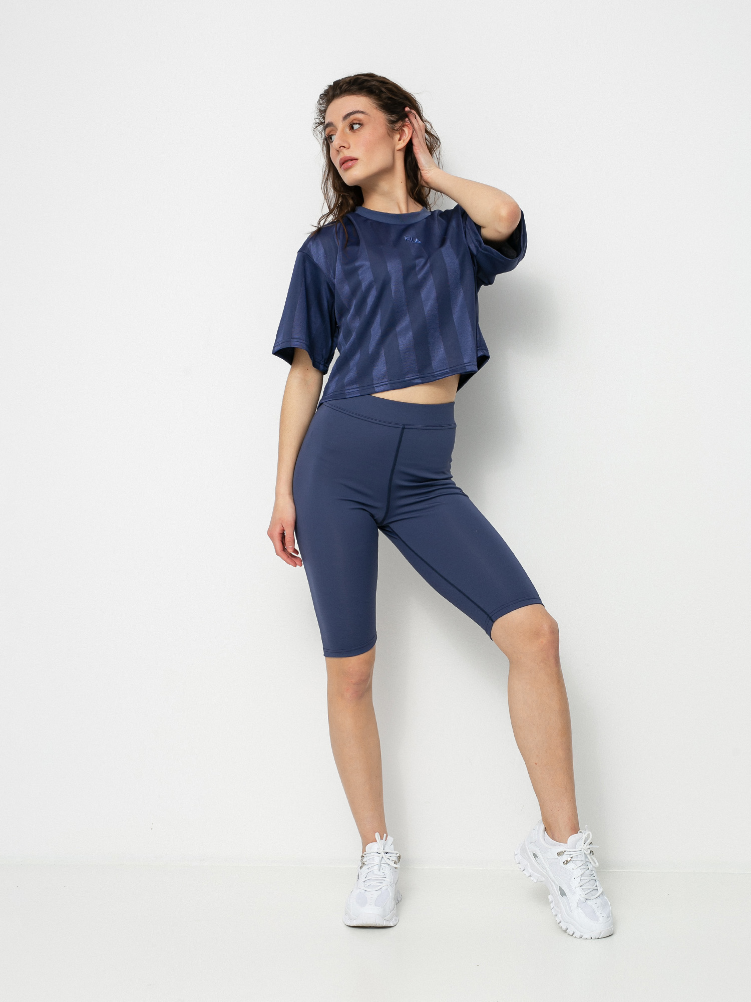 Fila Fia Cropped Wmn Ujjatlan felső (crown blue)