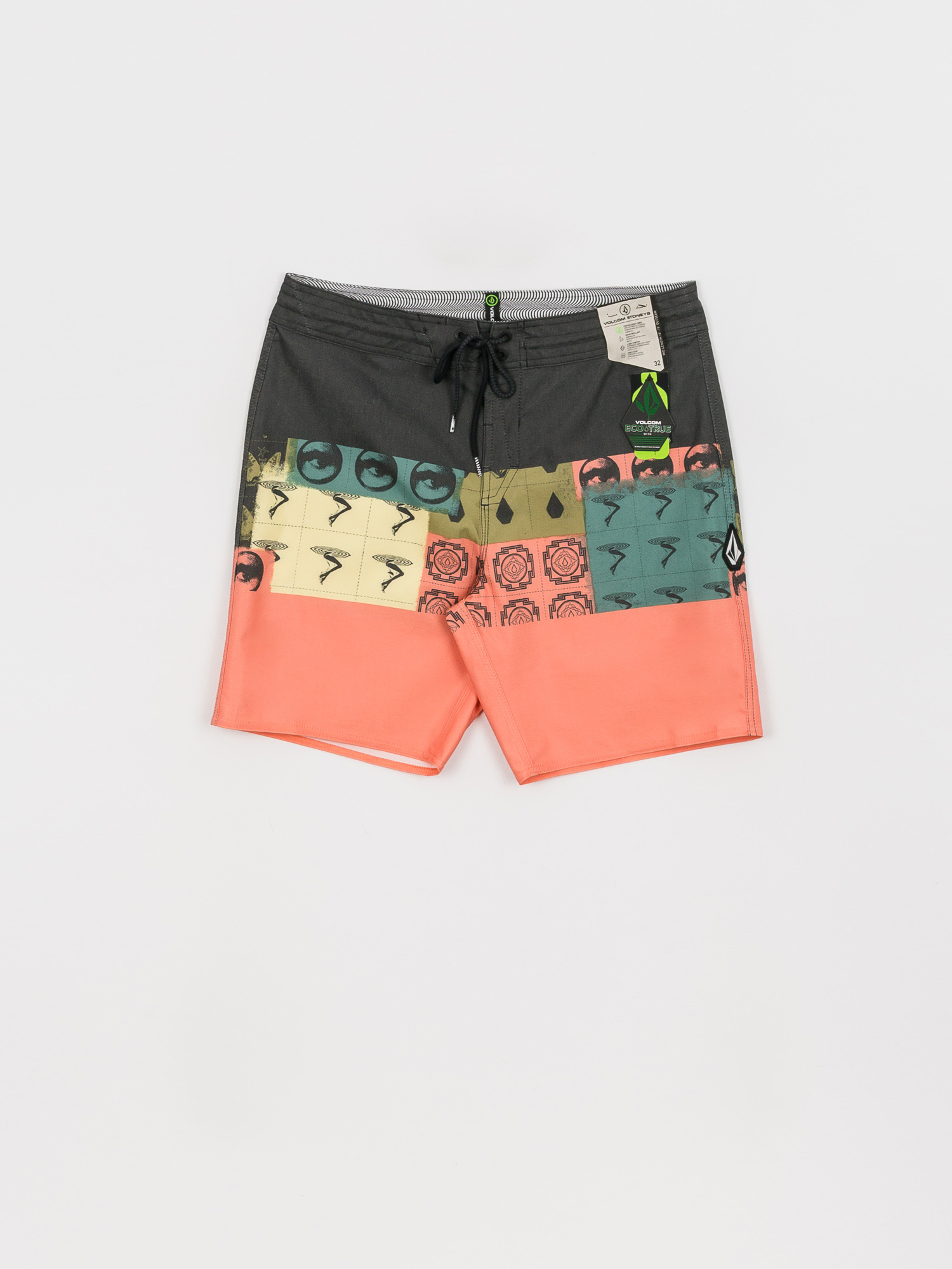 Volcom Tropic Blotter Panel 18 Boardshort (black)