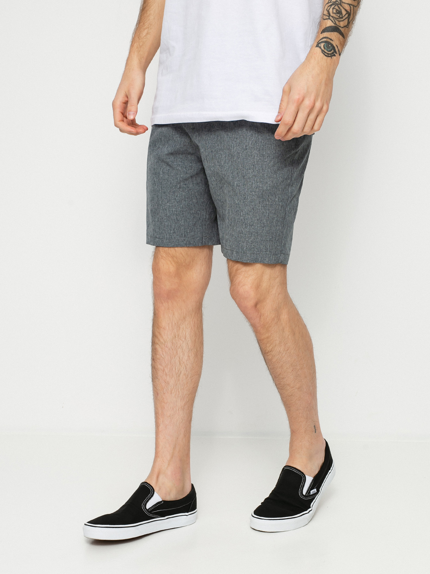 Quiksilver Union Heather Amphibian 19 Rövidnadrág (navy blazer)