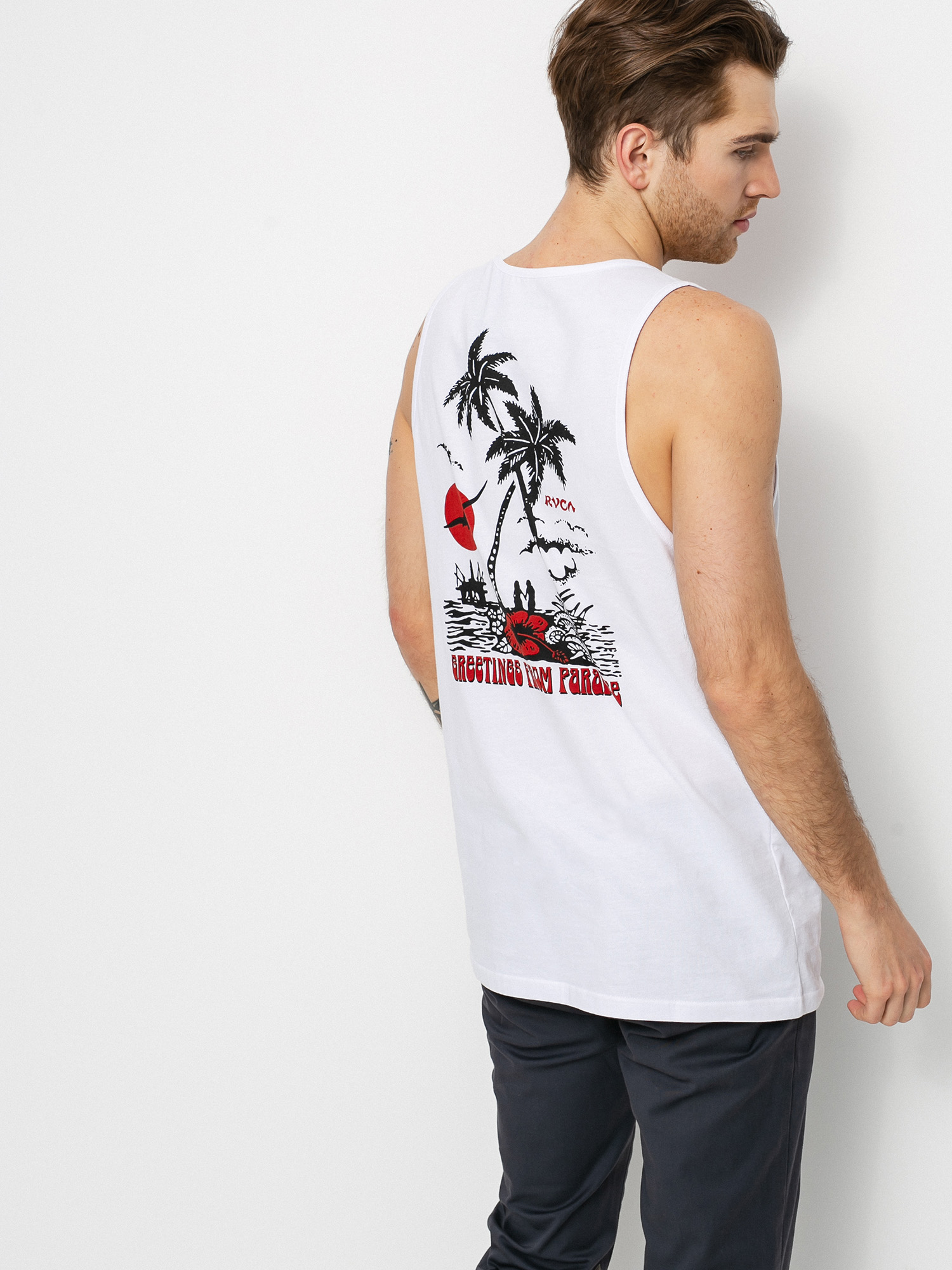 RVCA Bliss Ujjatlan felső (white)