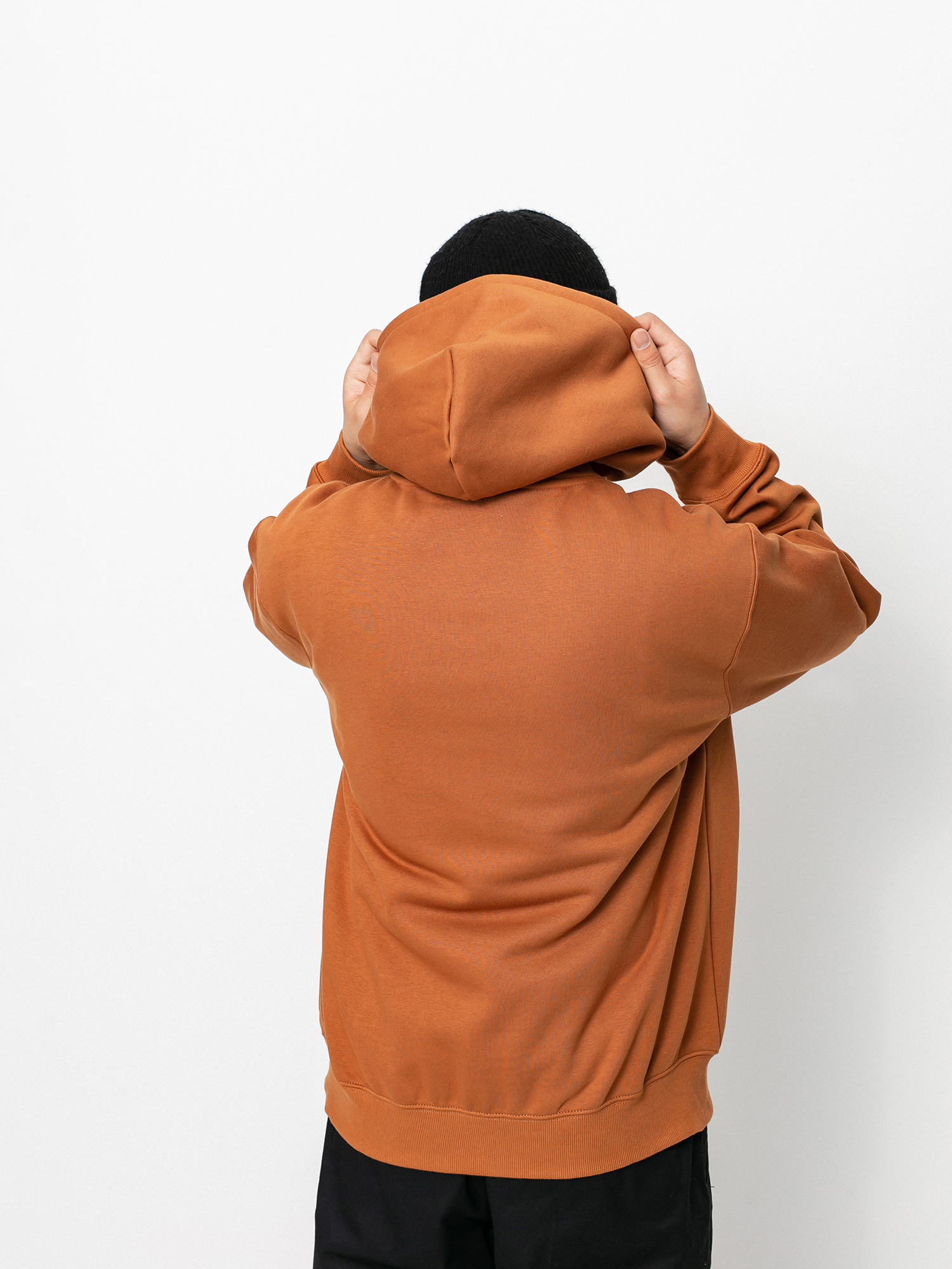 Carhartt WIP Sweat HD Kapucnis pulóver (rum/black)