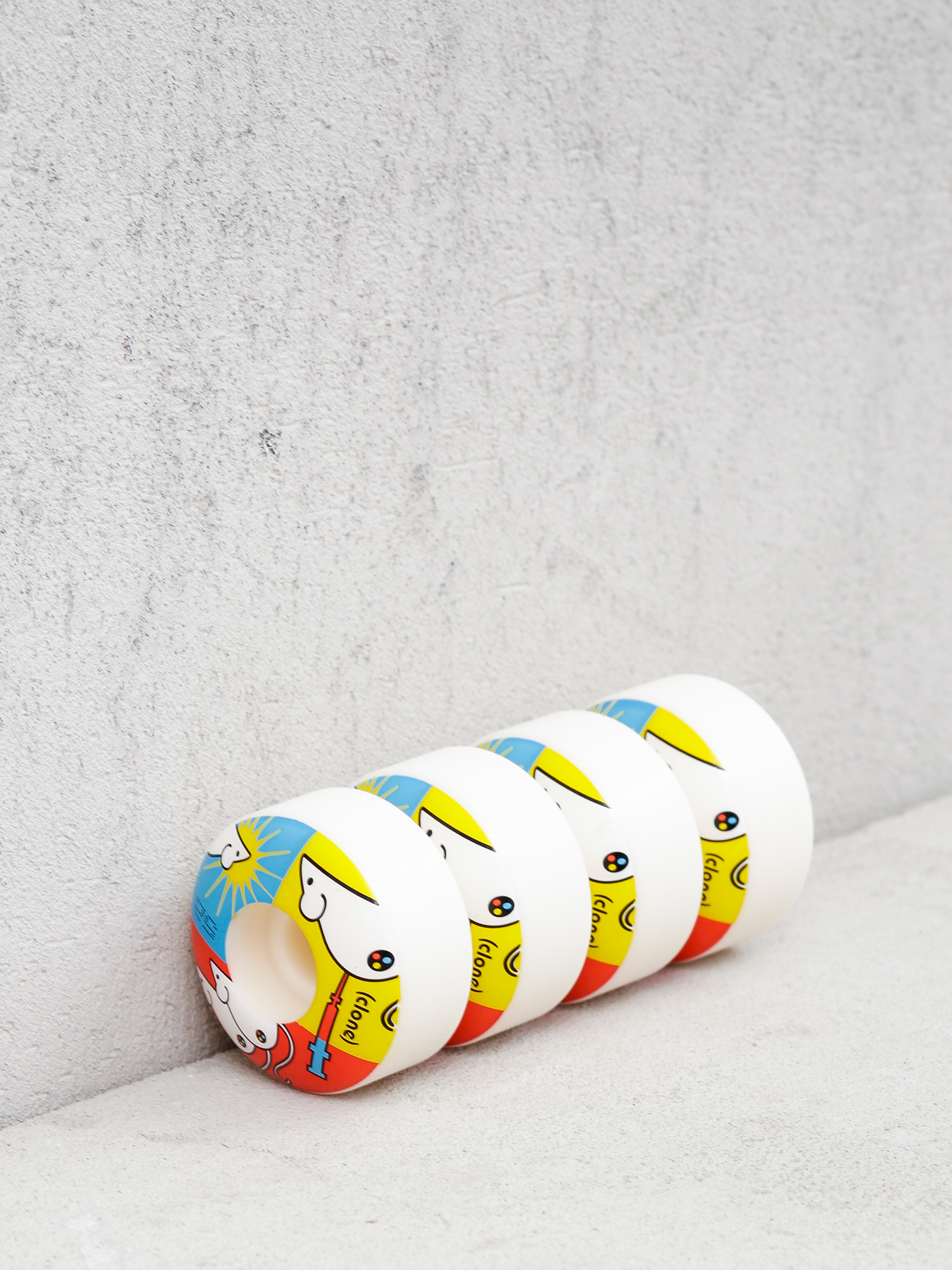 Alienworkshop Clone Replicate Gördeszka kerék (red/yellow/blue)