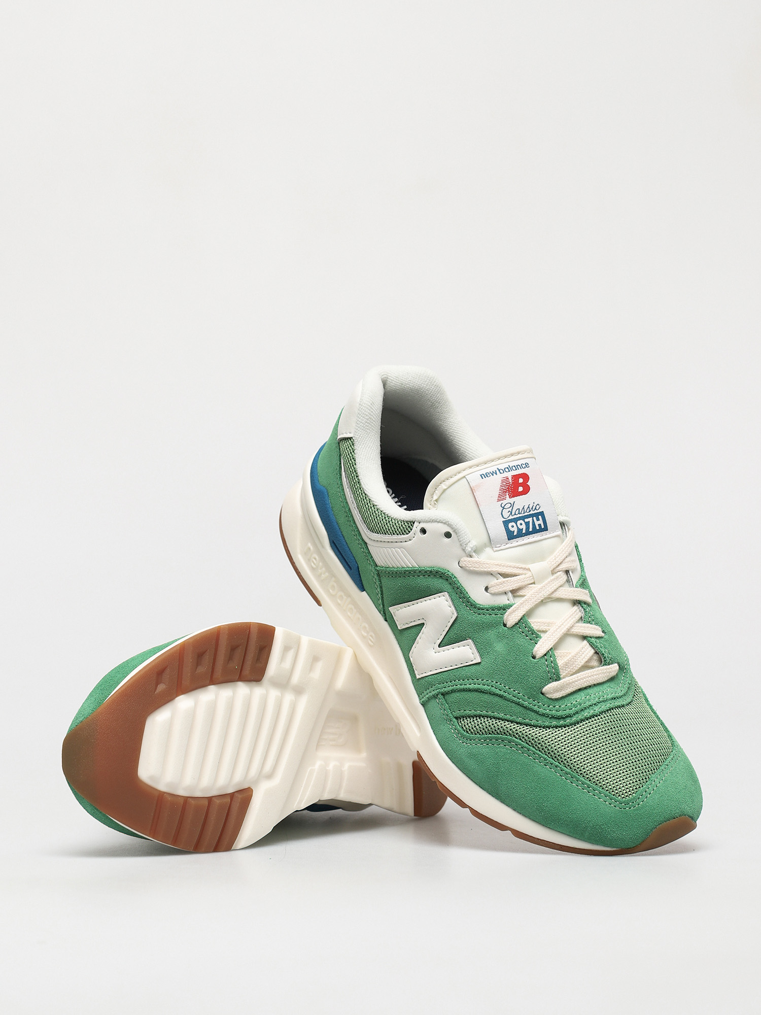 New Balance 997 Cipők (green/gold)