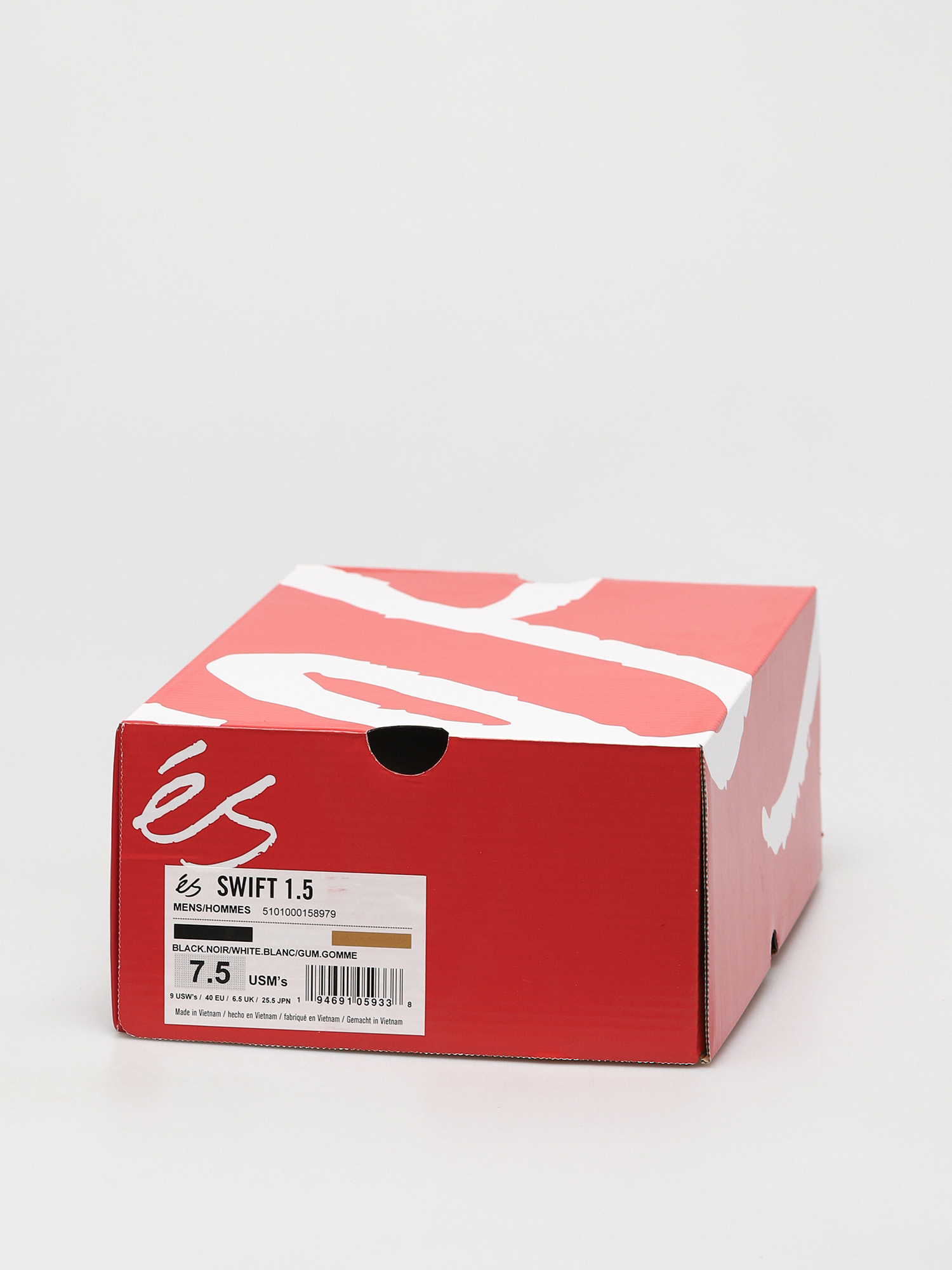 eS Swift 1.5 Cipők (black/white/gum)