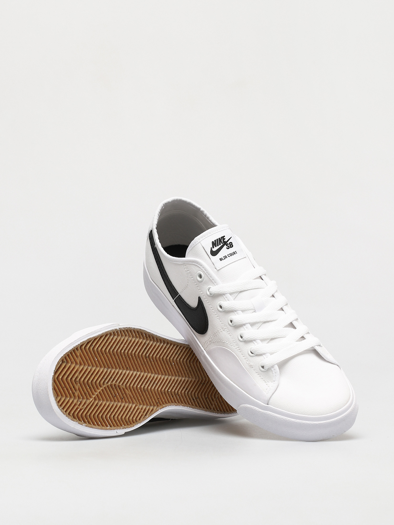 Nike SB Blazer Court Cipők (white/black white black)
