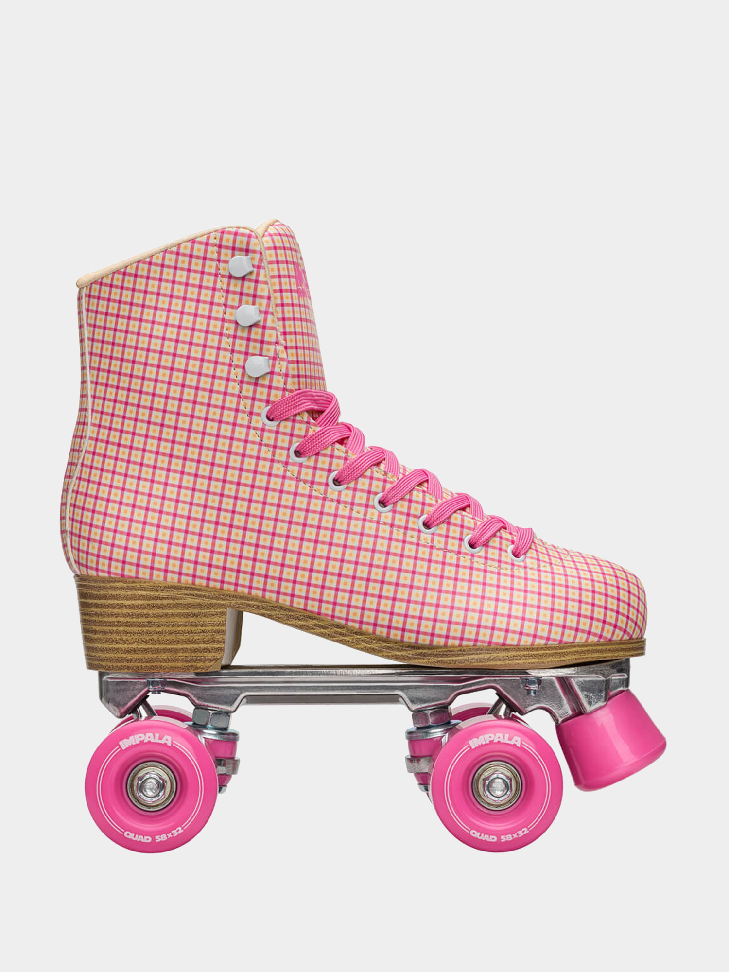 Impala Quad Skate Gu00f6rkorcsolya Wmn (pink tartan)