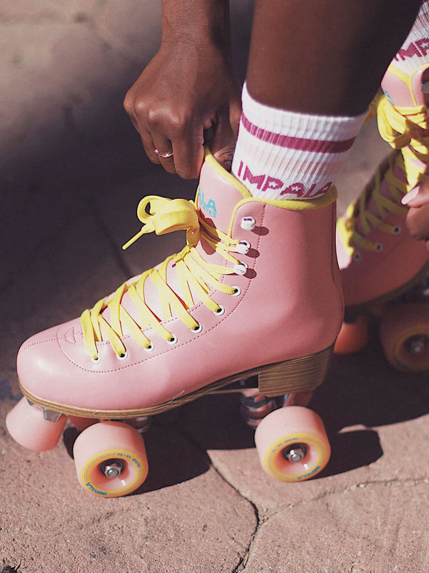 Impala Quad Skate Görkorcsolya Wmn (pink/yellow)