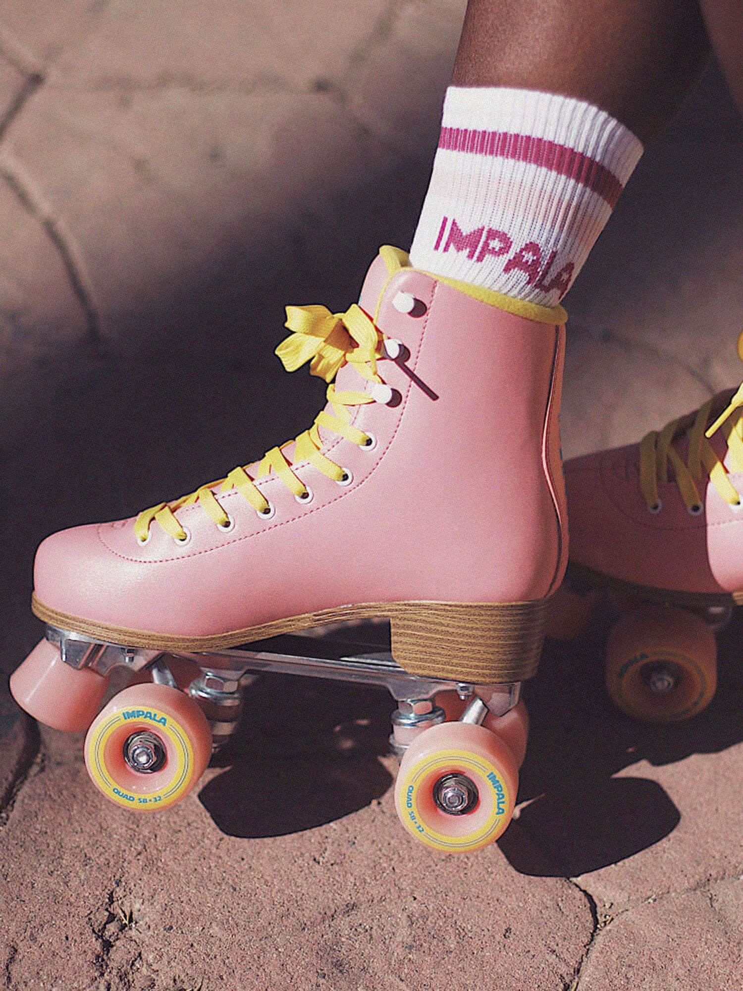 Impala Quad Skate Görkorcsolya Wmn (pink/yellow)