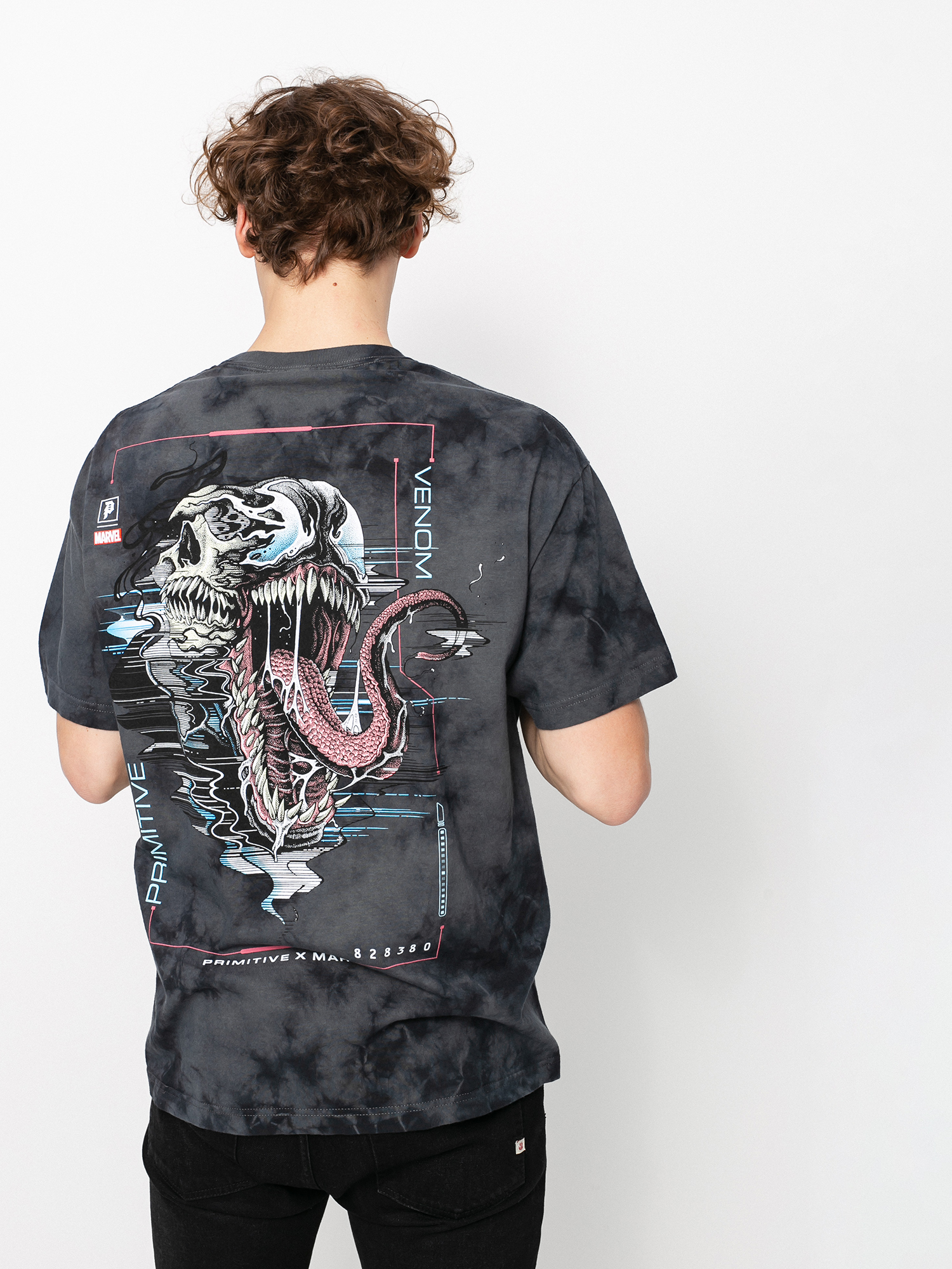 Primitive Venom Washed Ujjatlan felső (black)