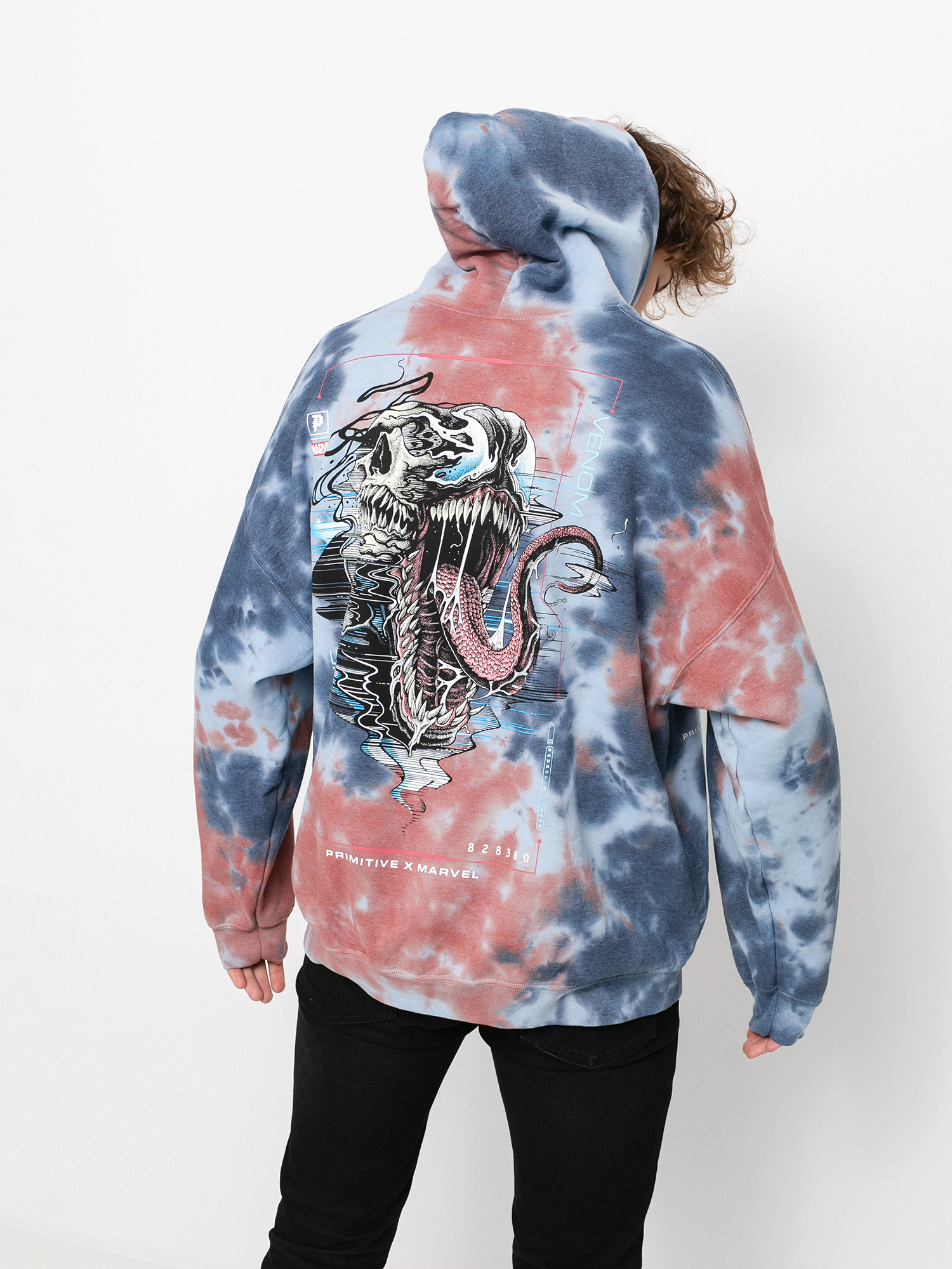 Primitive Venom Washed HD Kapucnis pulóver (blue)