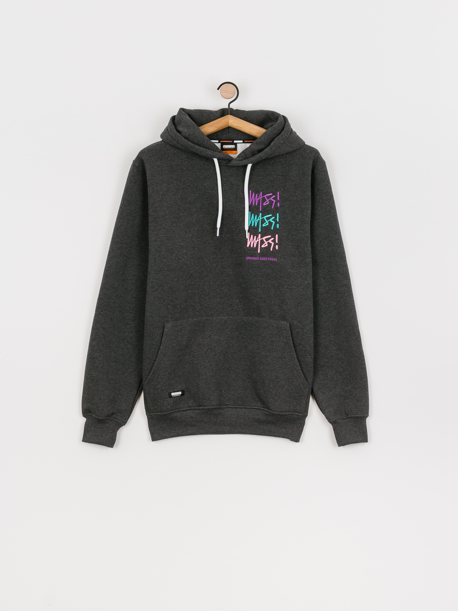 MassDnm Multisign HD Kapucnis pulóver (dark heather grey)