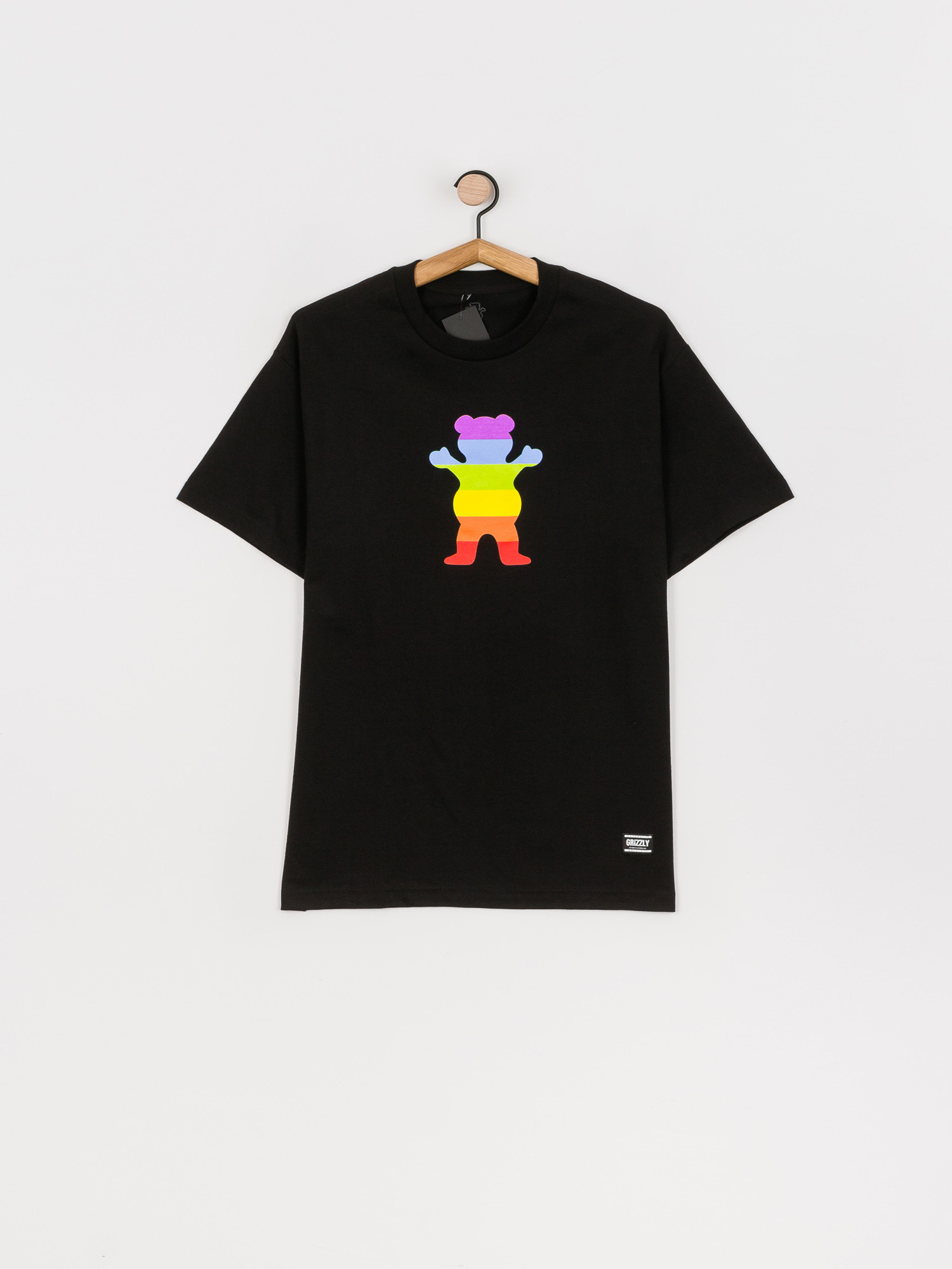 Grizzly Griptape Pride Bear Ujjatlan felső (black)