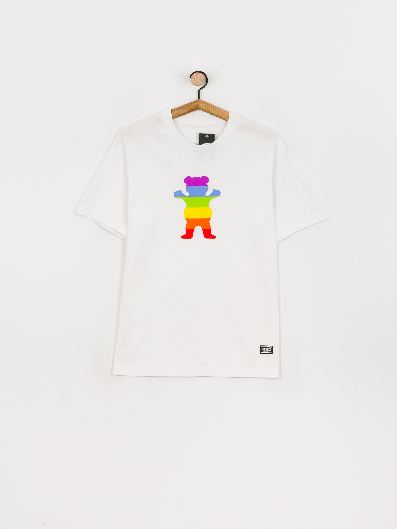 Grizzly Griptape Pride Bear Ujjatlan felső (white)