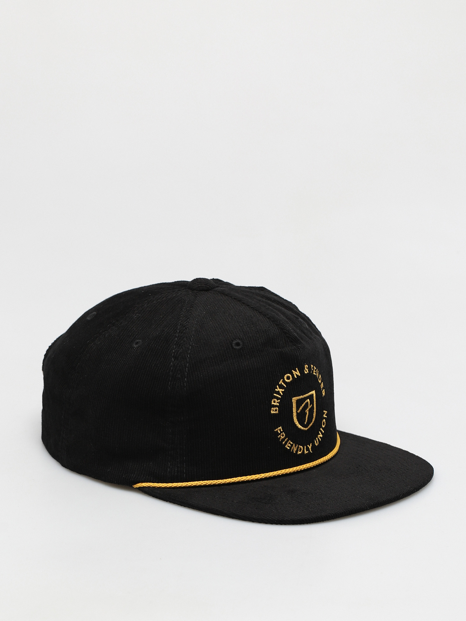Brixton Fender Electric Mp Snapback Baseball sapka (black/mustard)
