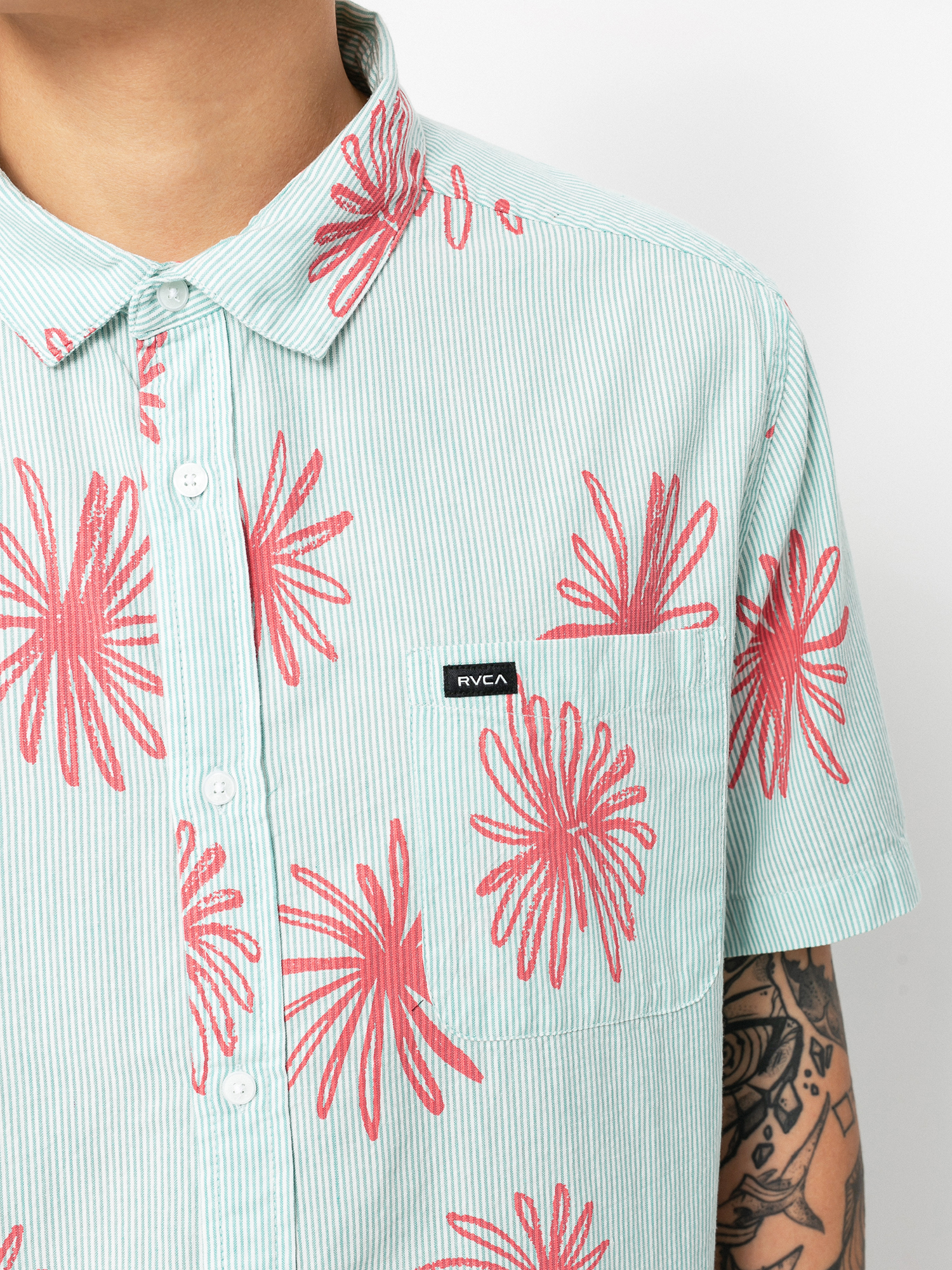 RVCA Whirls Ls Ing (coral pink)