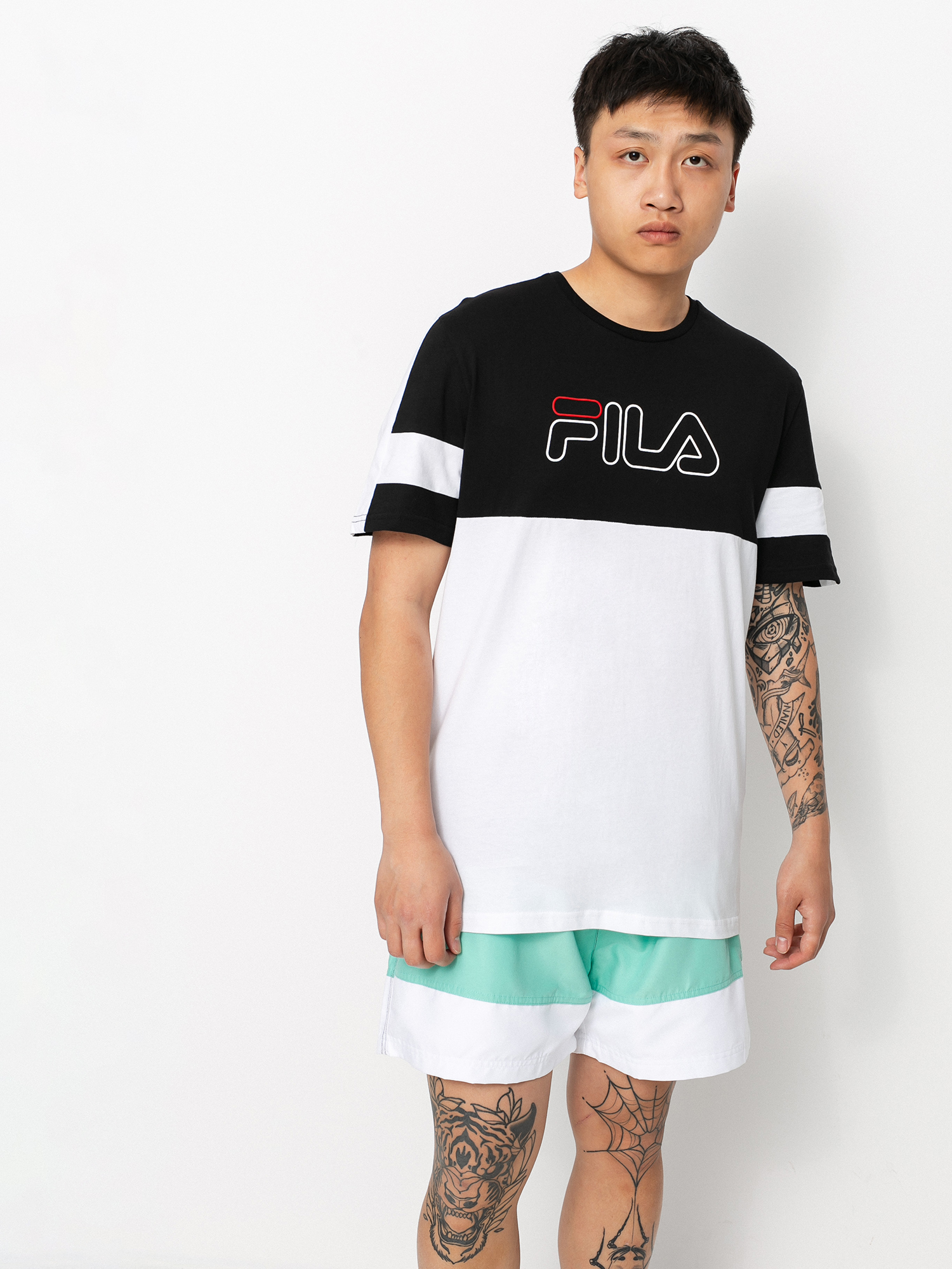 Fila Jadon Blocked Ujjatlan felső (bright/white black)
