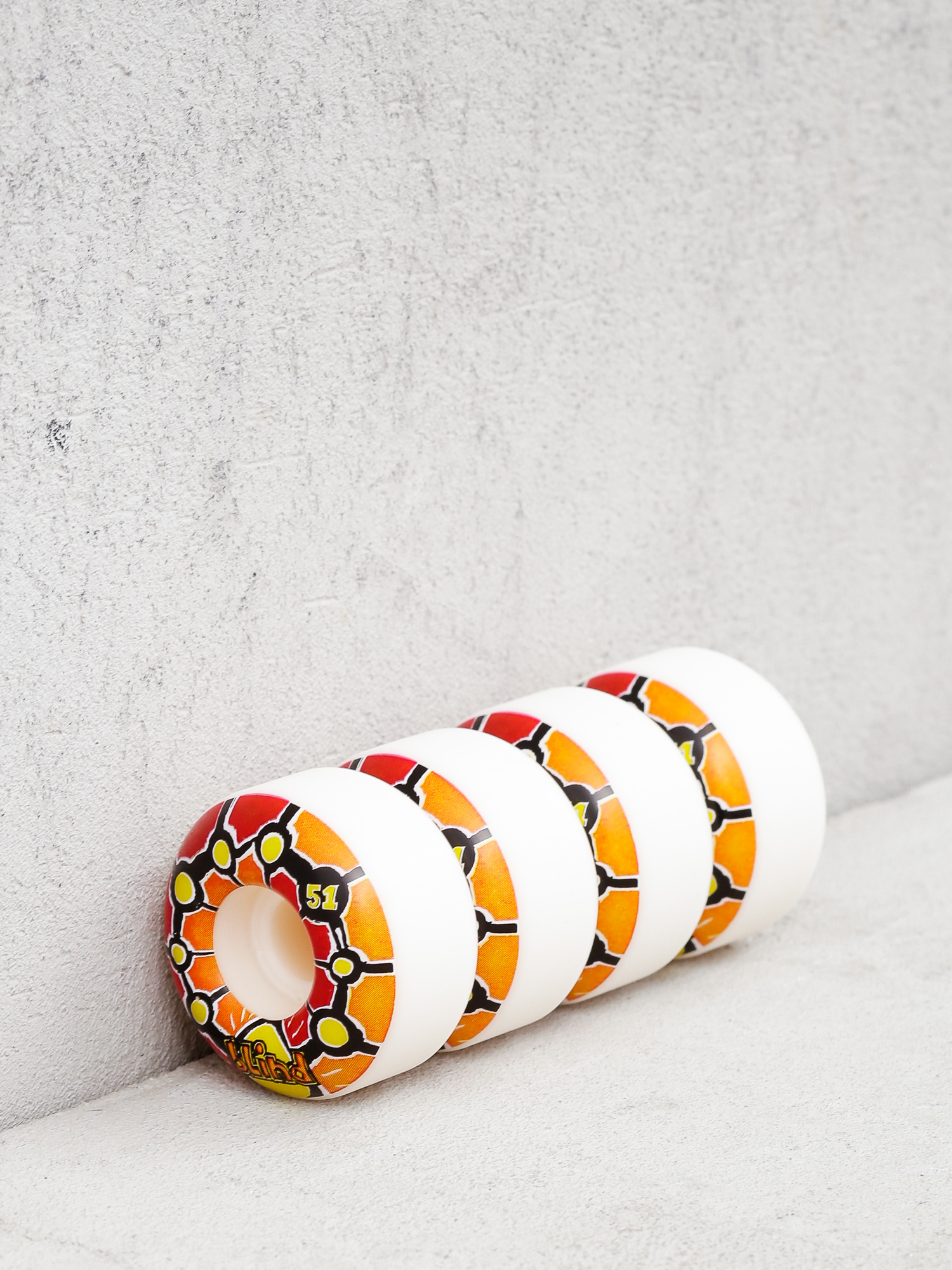 Blind Round Space V2 Gördeszka kerék (red/orange)