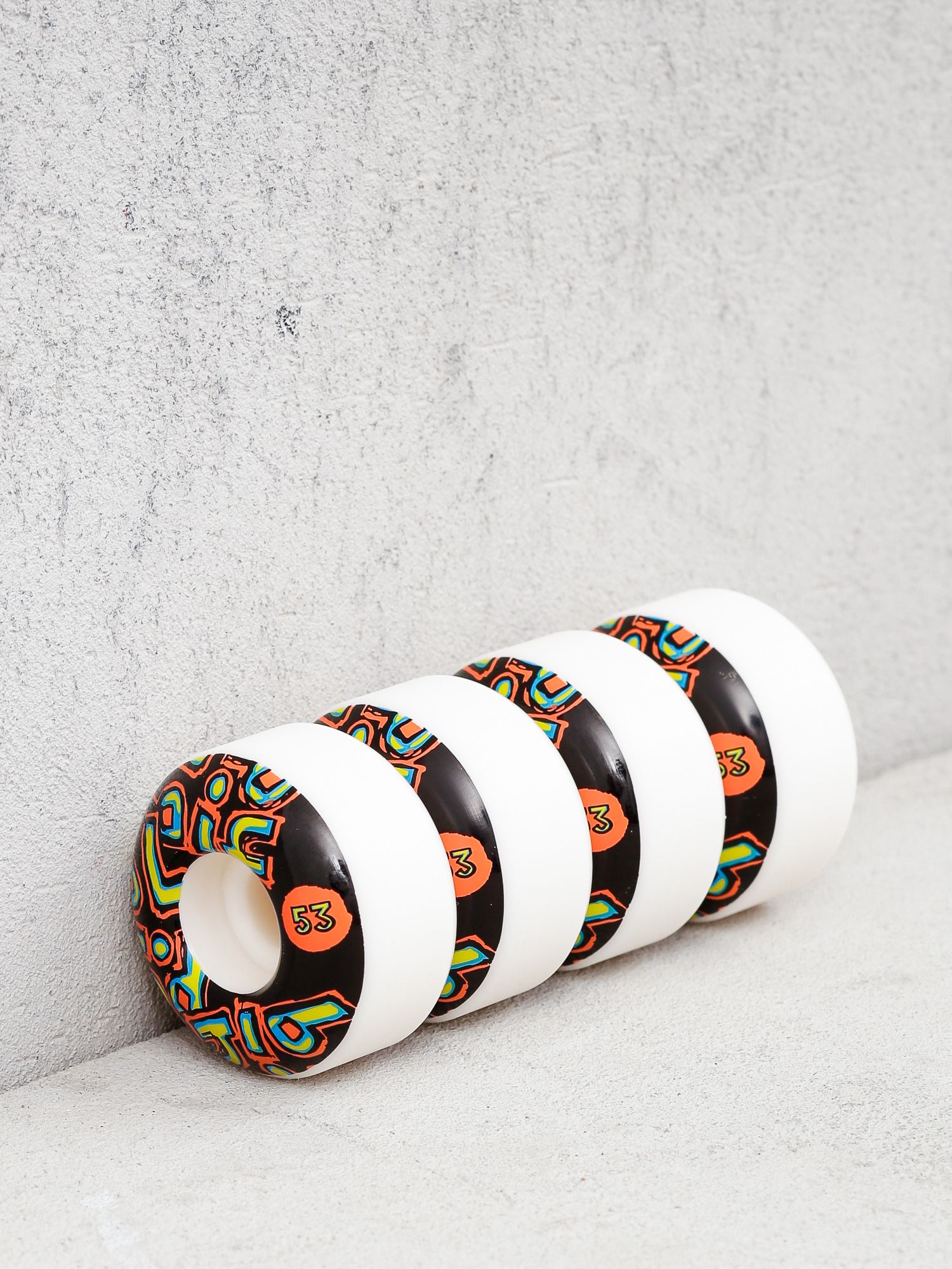 Blind Og Stacked Gördeszka kerék (black)