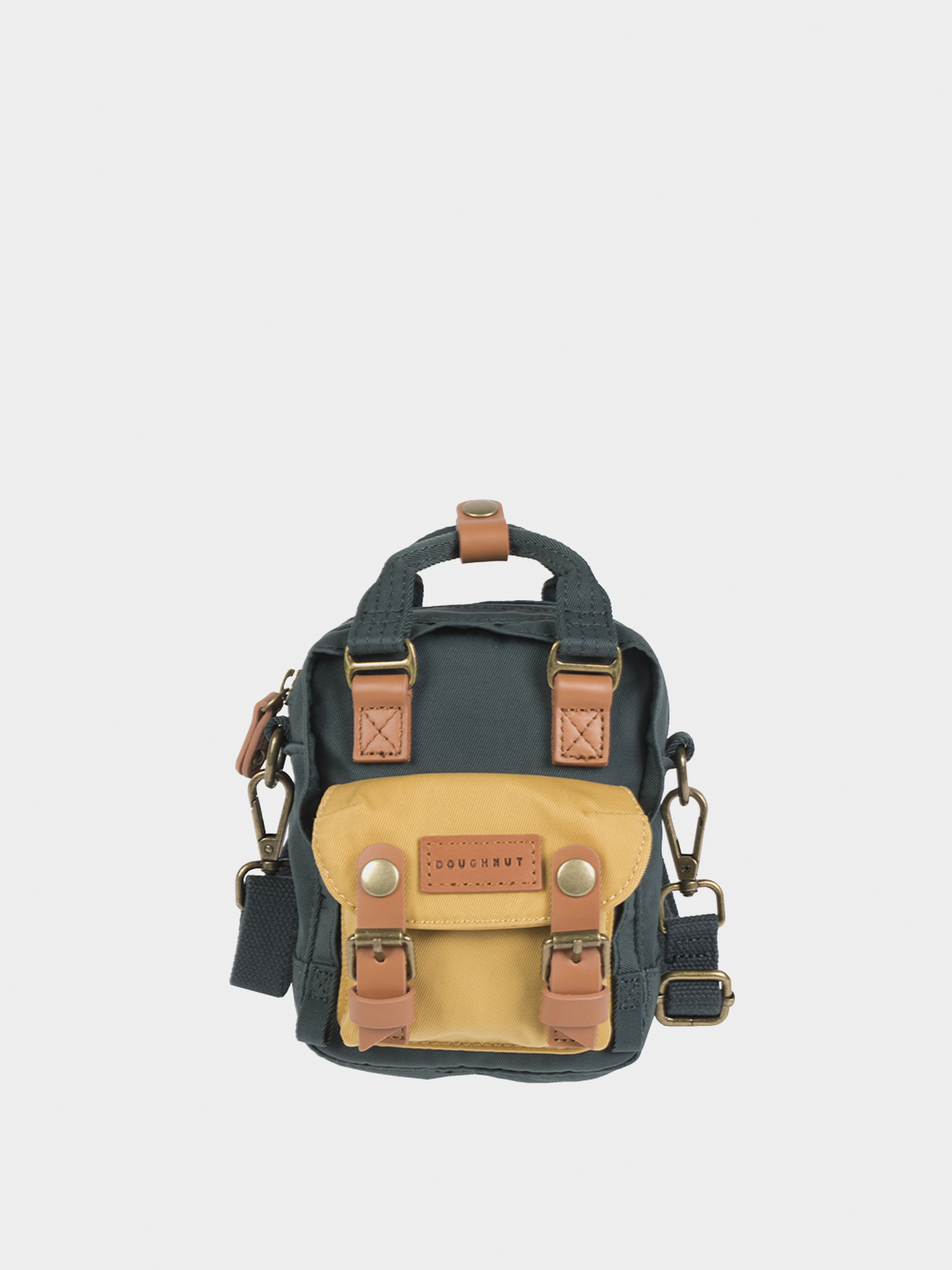 doughnut macaroon backpack yellow