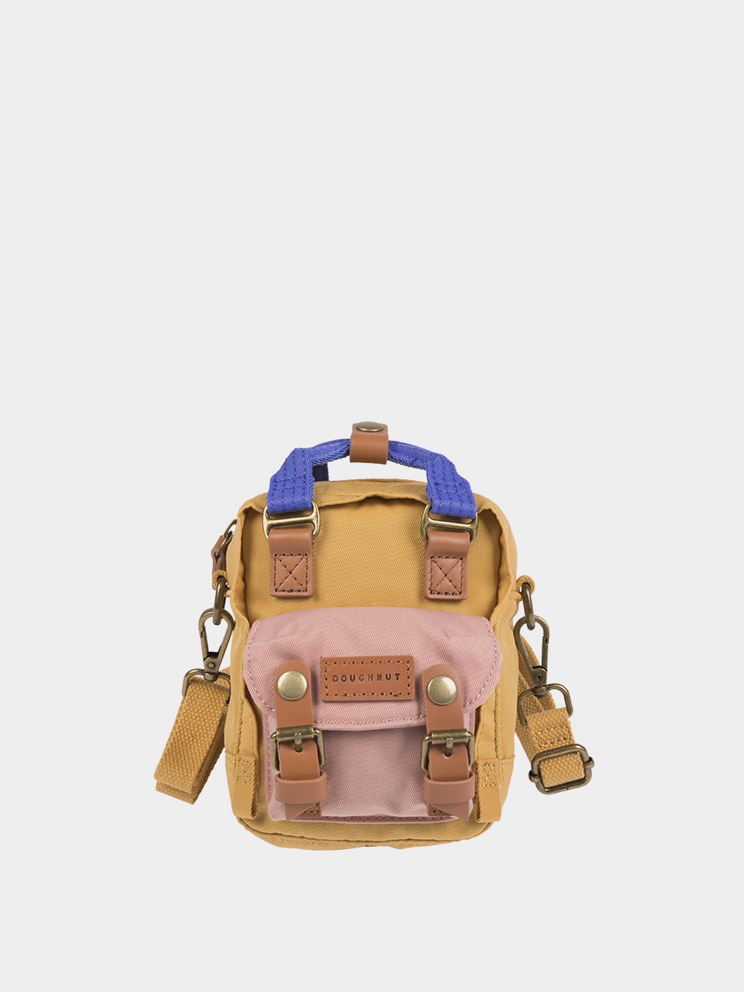 doughnut macaroon backpack yellow