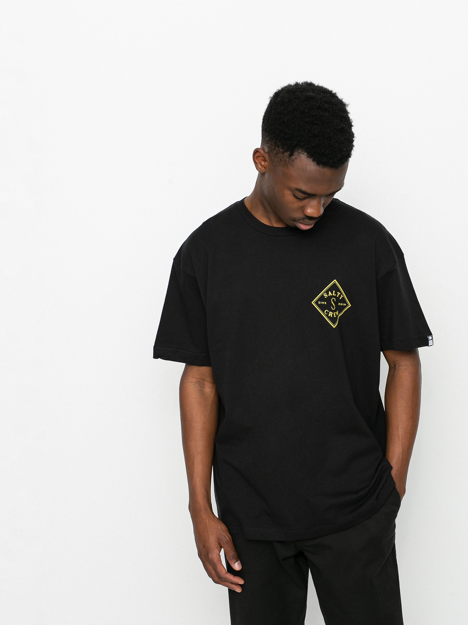 Salty Crew Tippet Ujjatlan felső (black)