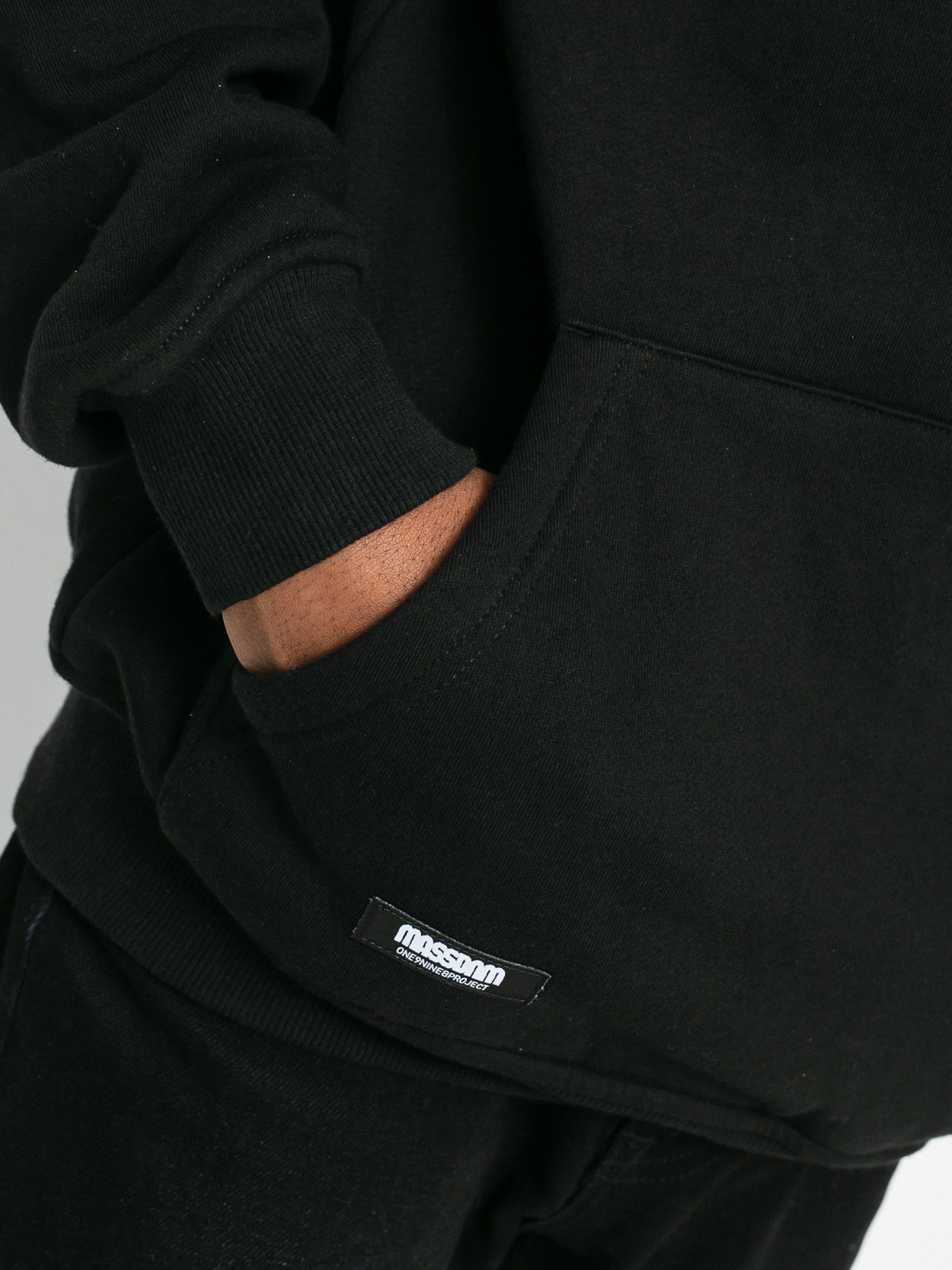 MassDnm Psycho Quad HD Kapucnis pulóver (black)