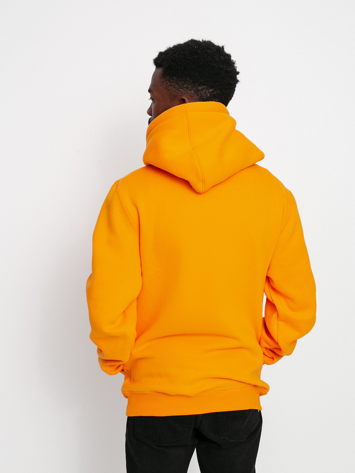 MassDnm Signature Small Logo HD Kapucnis pulóver (orange)