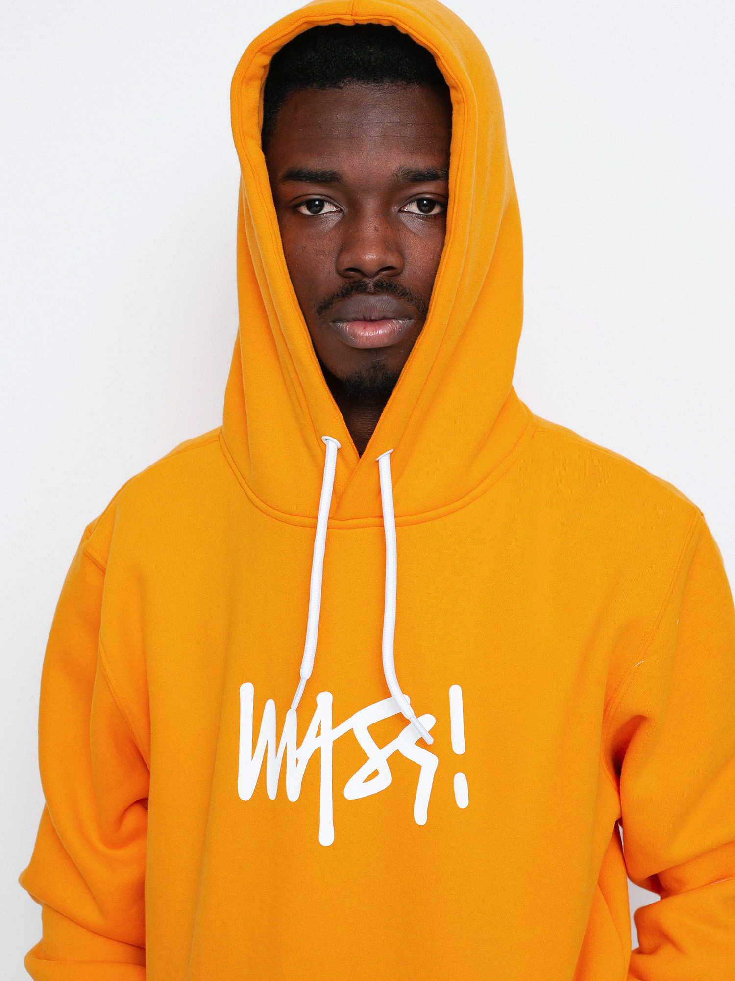 MassDnm Signature Small Logo HD Kapucnis pulóver (orange)